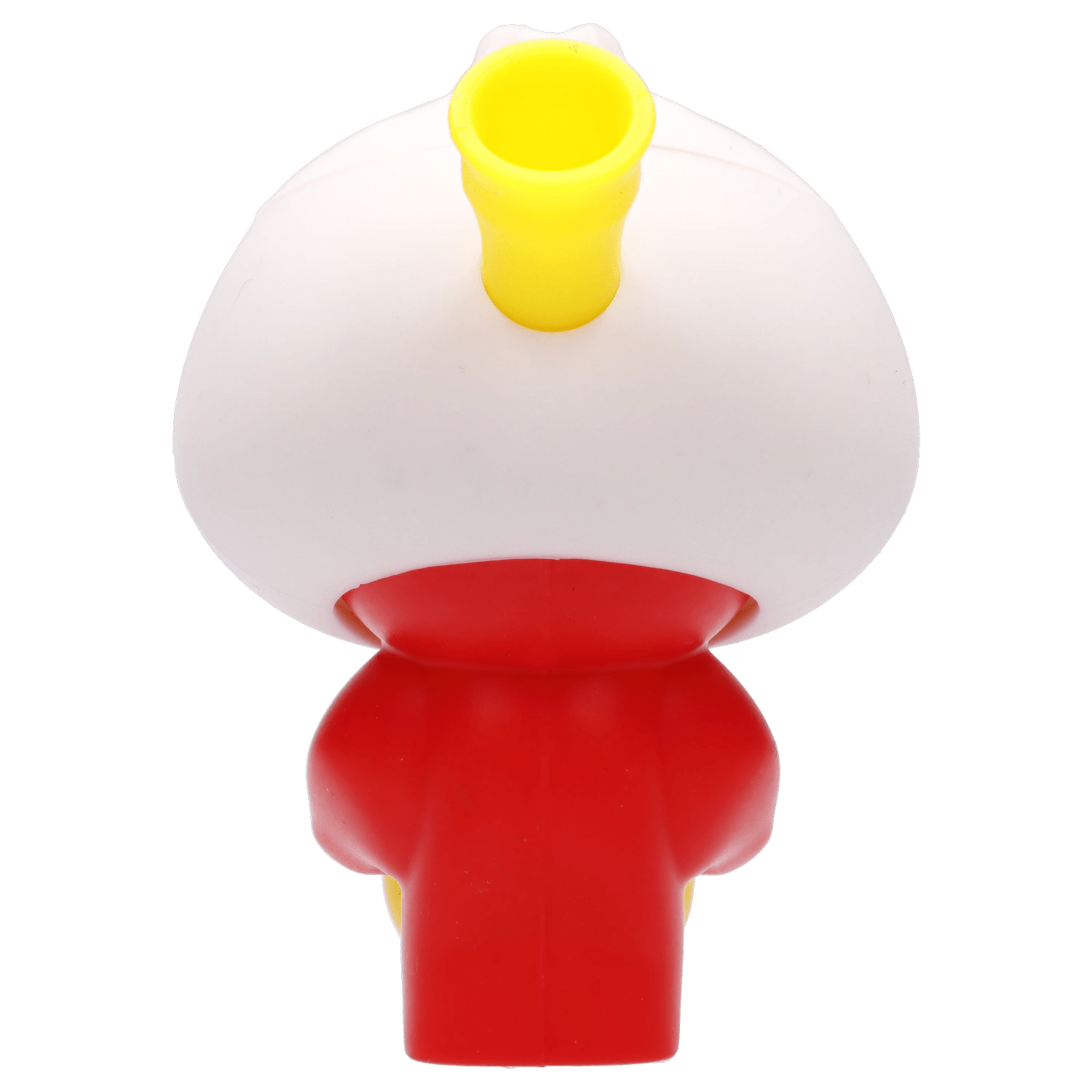 Front view of the “Year of the Snake” Smoking Box with a yellow top and a red base against a plain white backdrop.