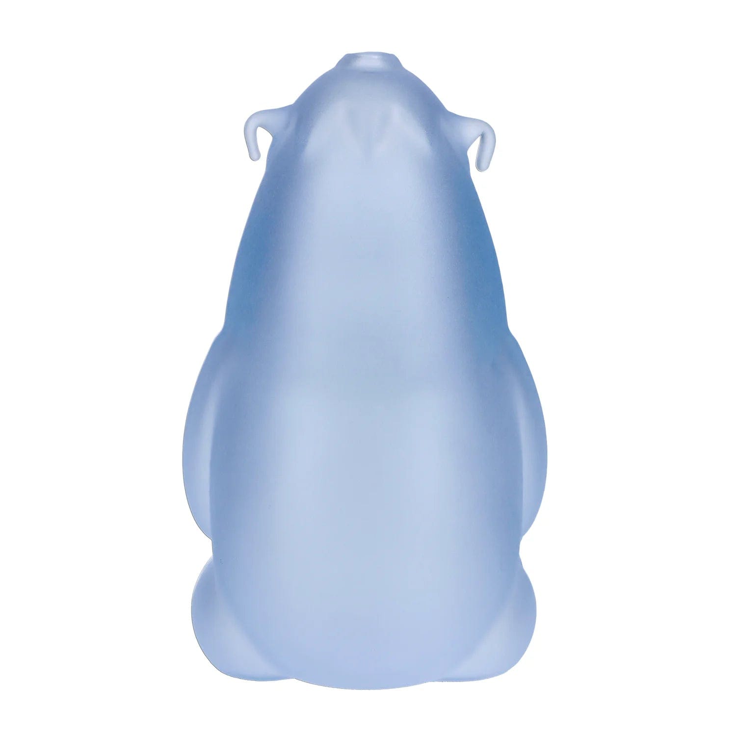 Front view of the DHC Originals Yeti Bong 🐻, a light blue water pipe against a plain white background.