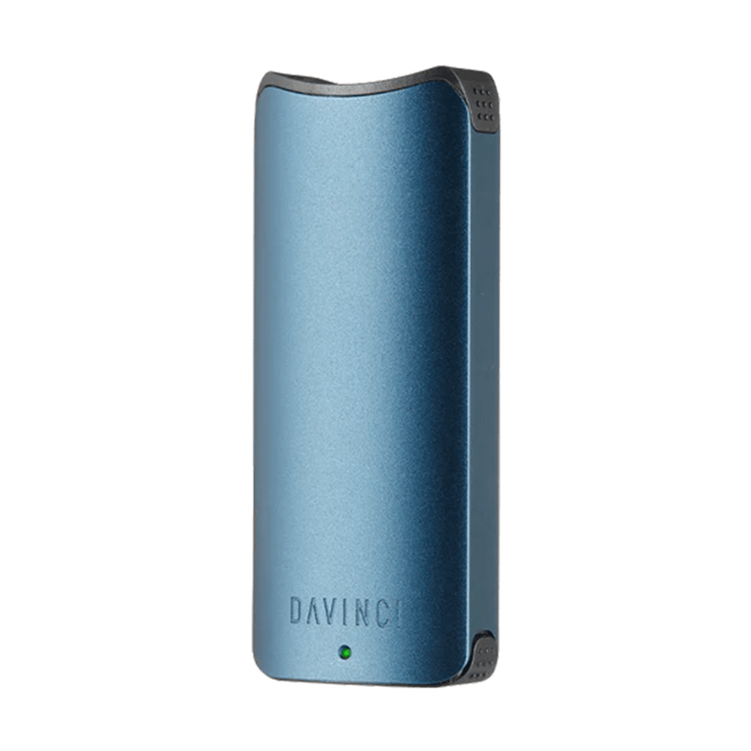 Front view of the Davinci ARTIQ, a sleek, dark-colored device with a subtle reflective quality.
