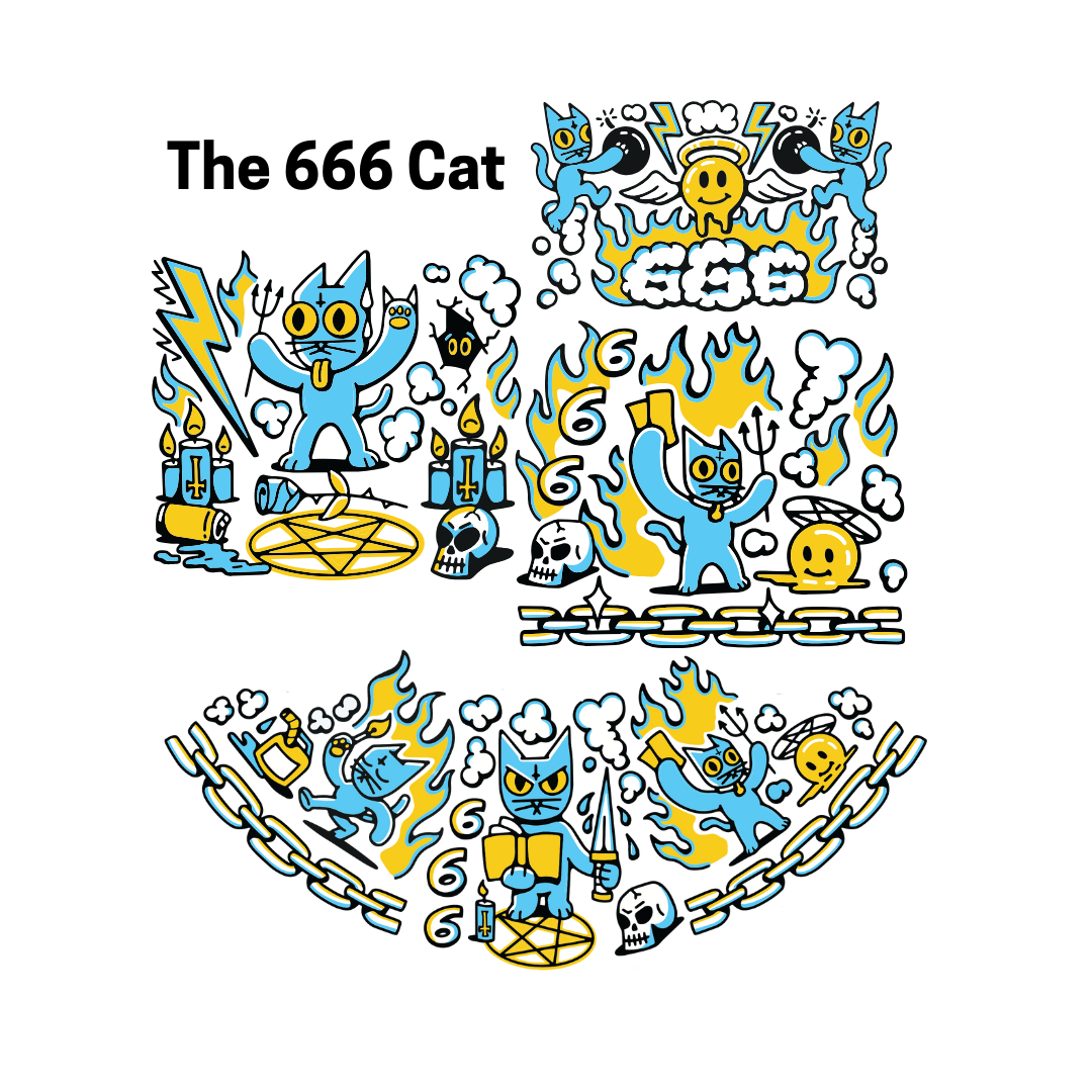 Prism The 666 Cat Tall Straight Tube