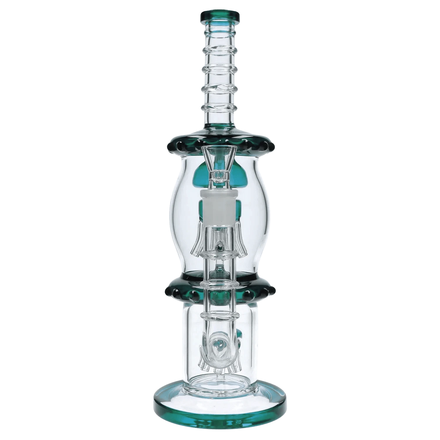 DHC Generic Water Pipe DHC Straight Tube with Dual Octopus Perc - 13.5 in.