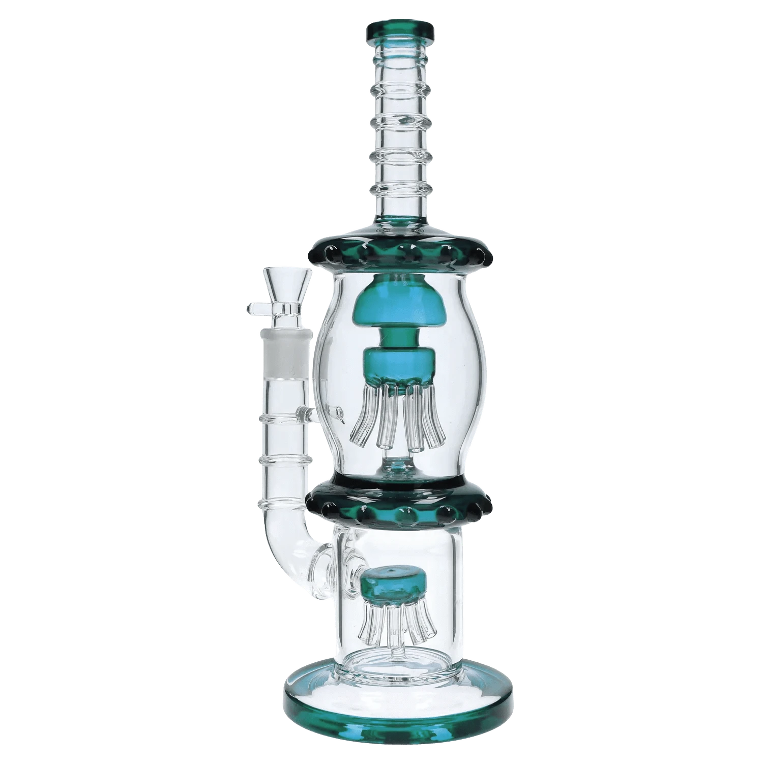 DHC Generic Water Pipe DHC Straight Tube with Dual Octopus Perc - 13.5 in.