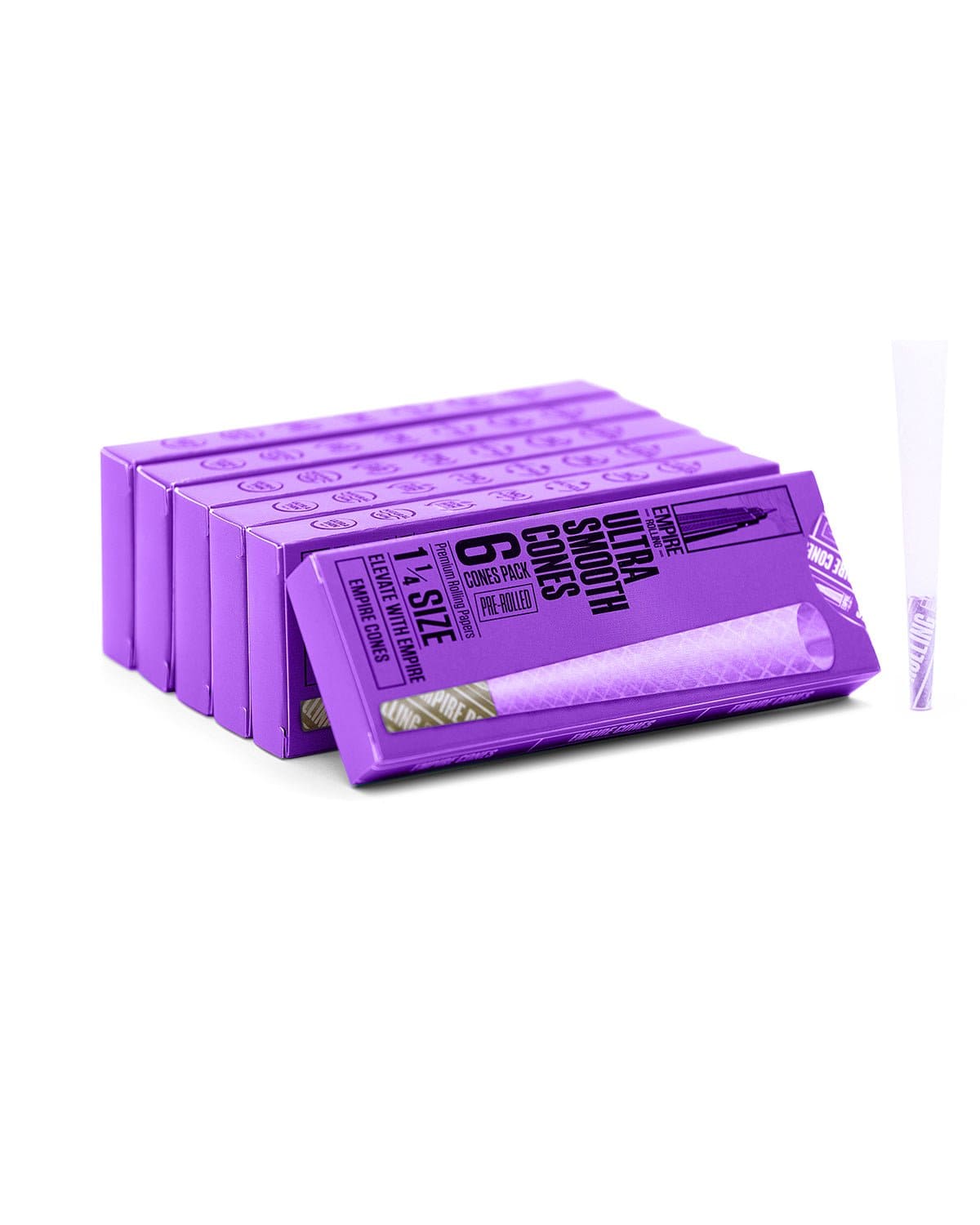 Empire Rolling Papers Rolling Papers UltraSmooth Purple 1.25 Size 6-Count