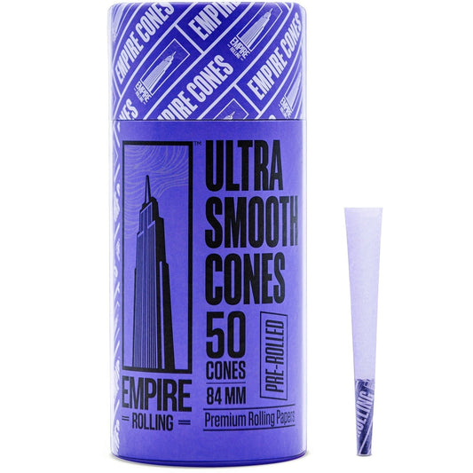 Empire Rolling Papers Rolling Papers Ultra Smooth Purple Cones 50 Count