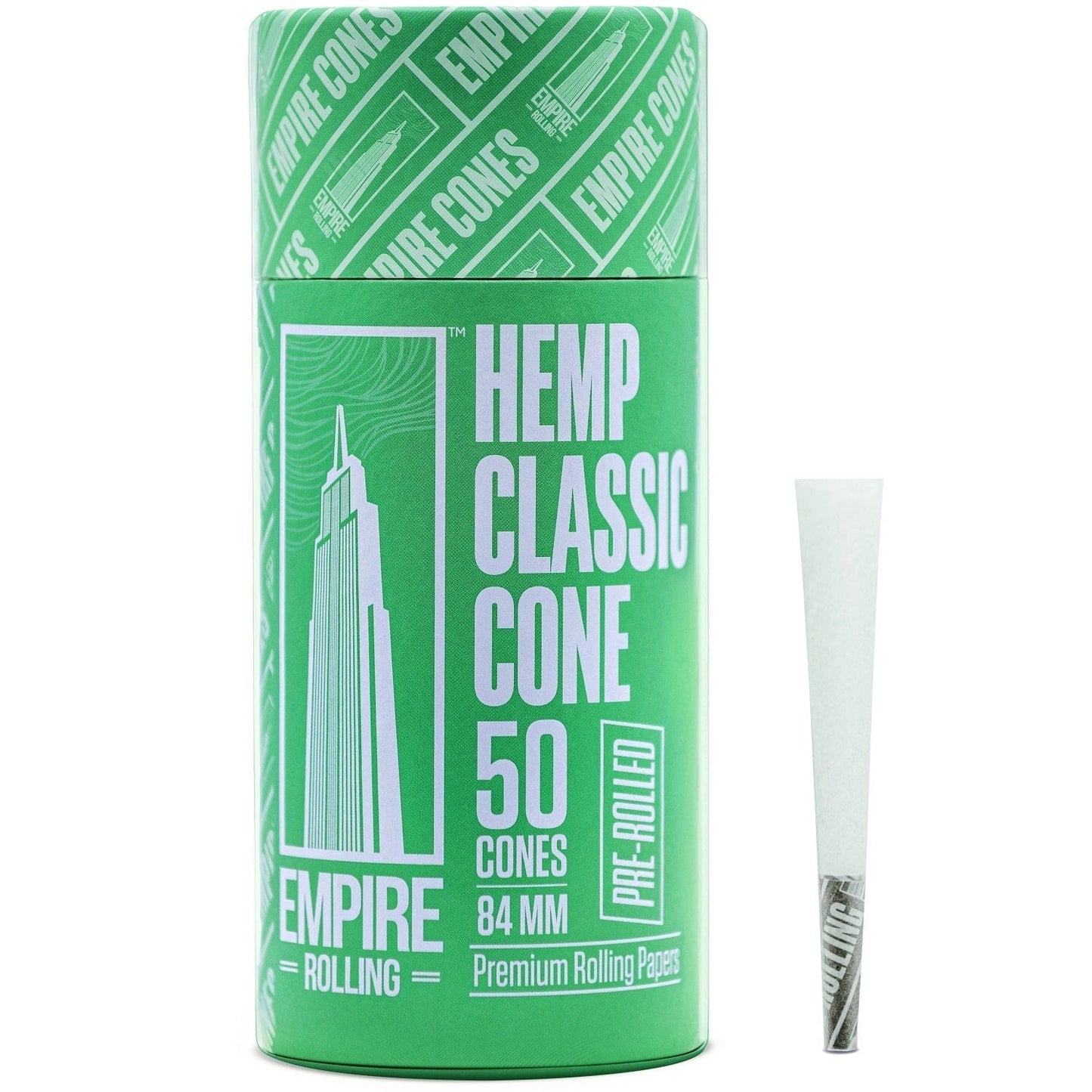 Empire Rolling Papers Rolling Papers Ultra Smooth Hemp Cones 50 Count