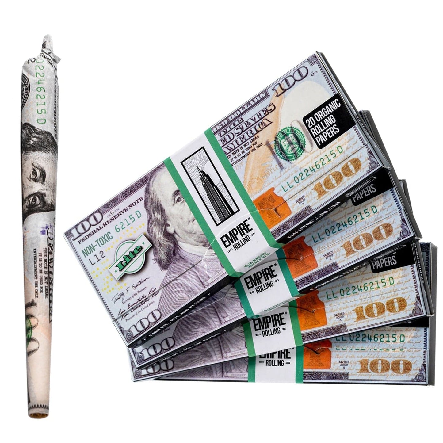 Empire Rolling Papers Rolling Papers 4 Benny Lite Wallets (80 Benny Lite Papers) BENNY LITE Papers