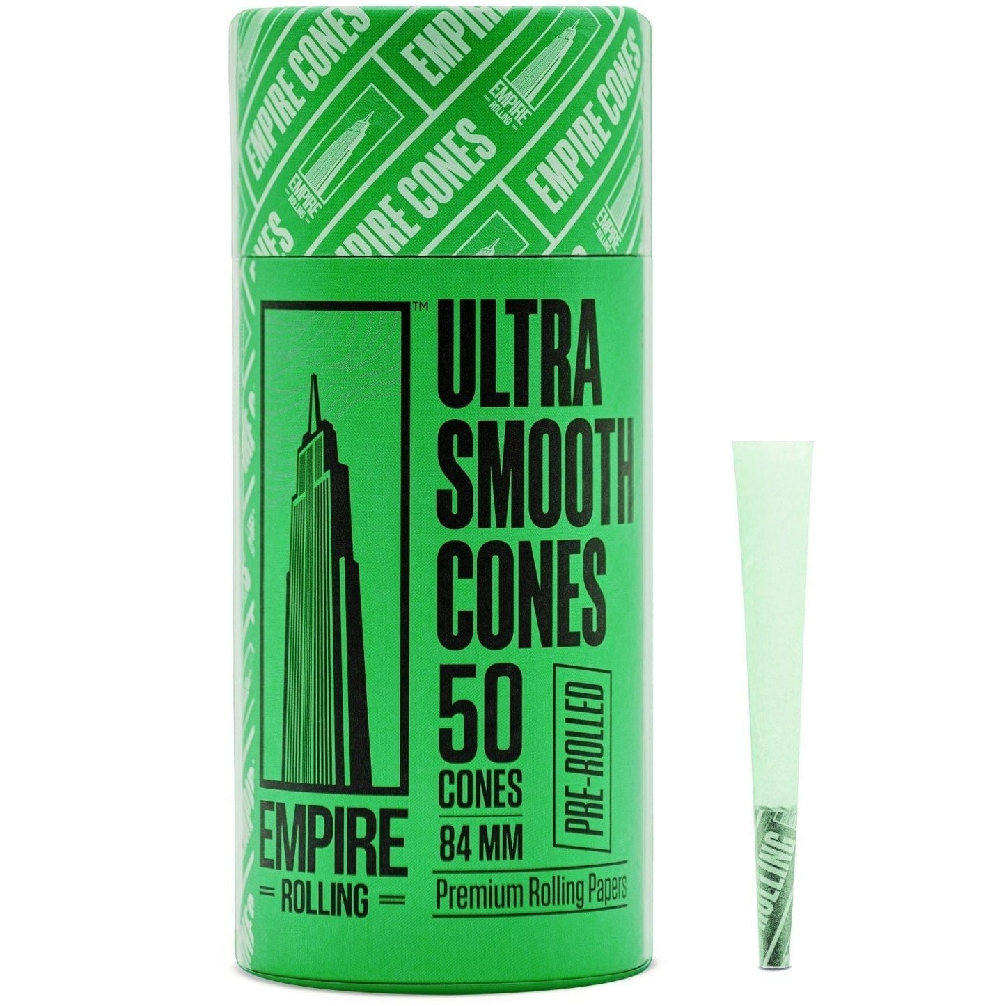 Empire Rolling Papers Rolling Papers Ultra Smooth Green Cones 50 Count