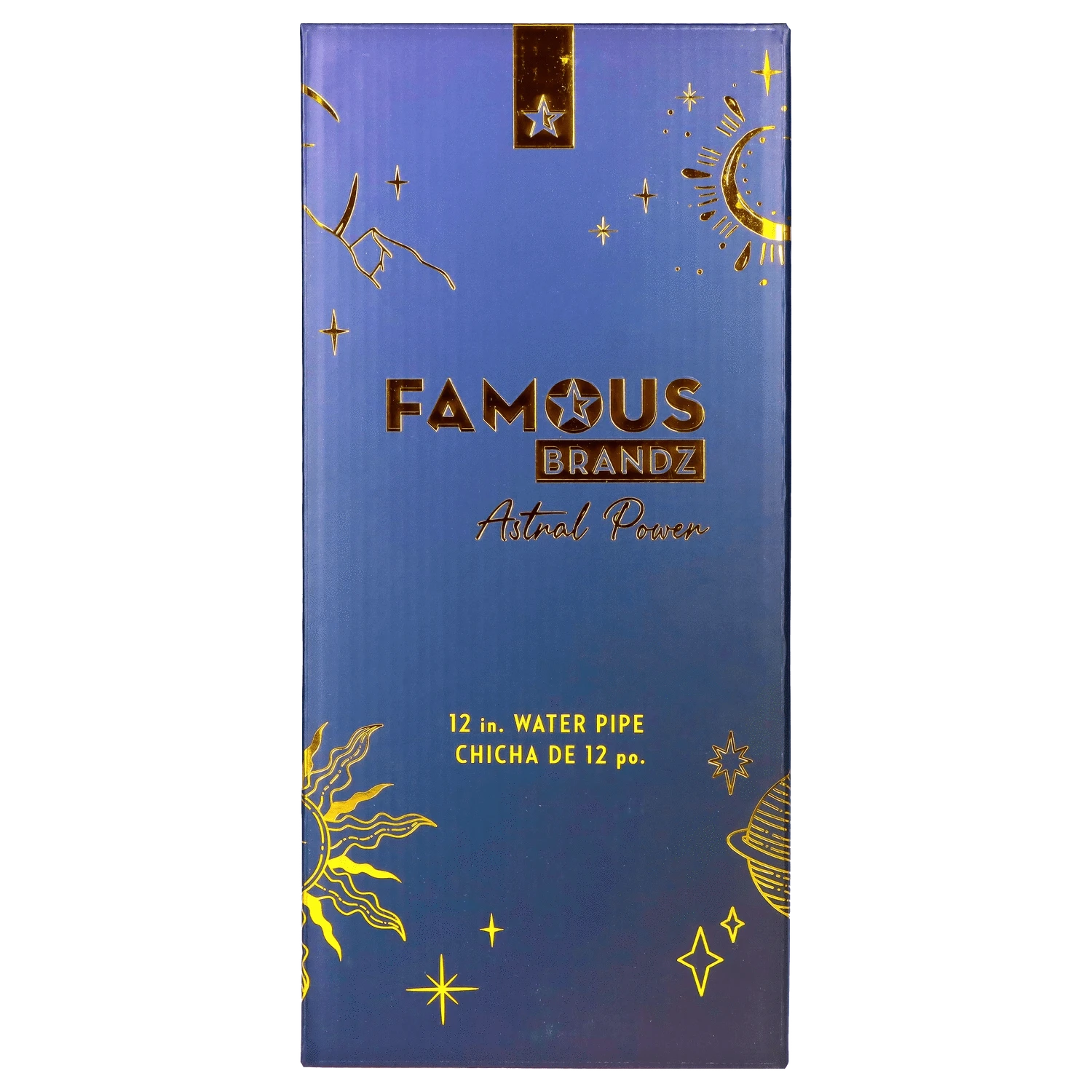 Famous Design Bong Astral Power Beaker Water Pipe -Transparent Black-12in"