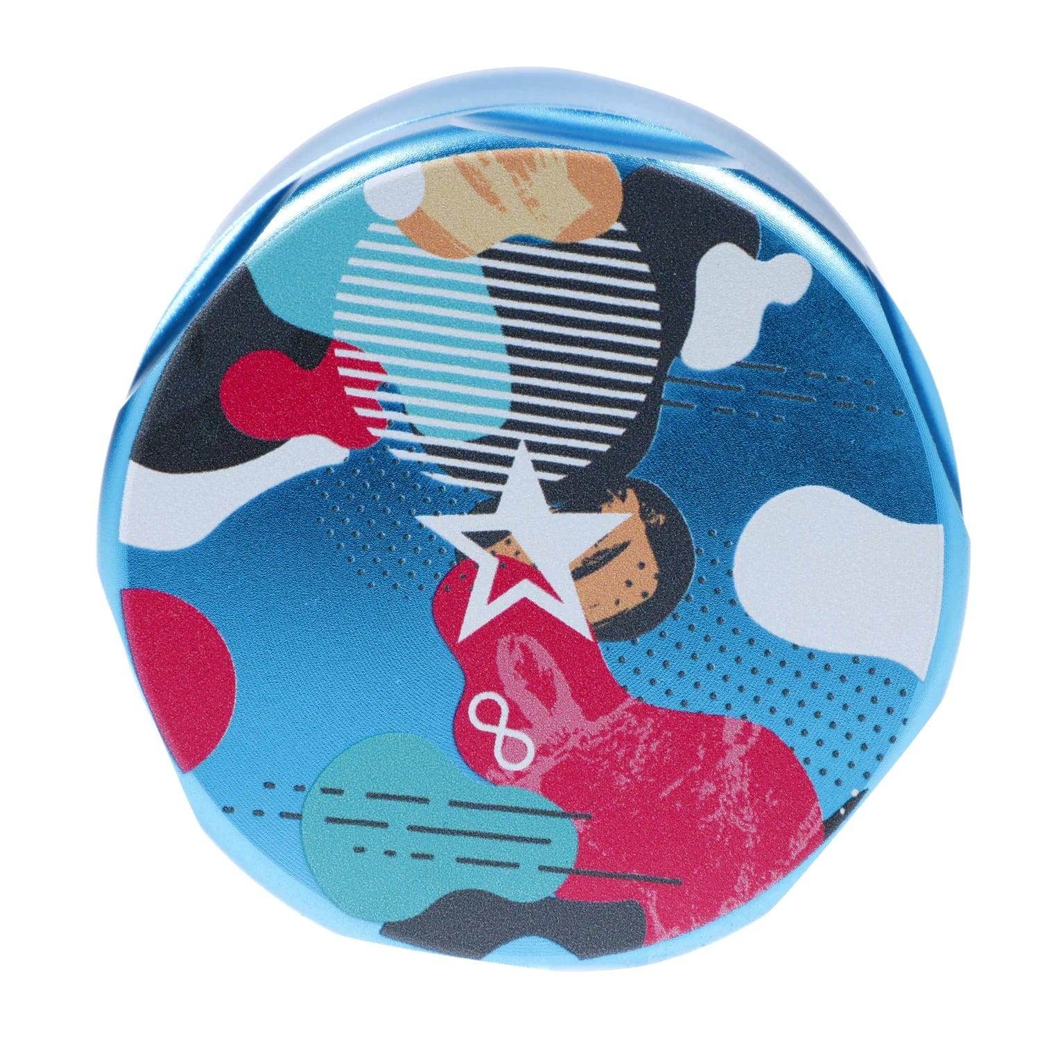 Famous Design Grinder Famous Design-Aquarius Aluminum 3 Stage Grinder-Aqua