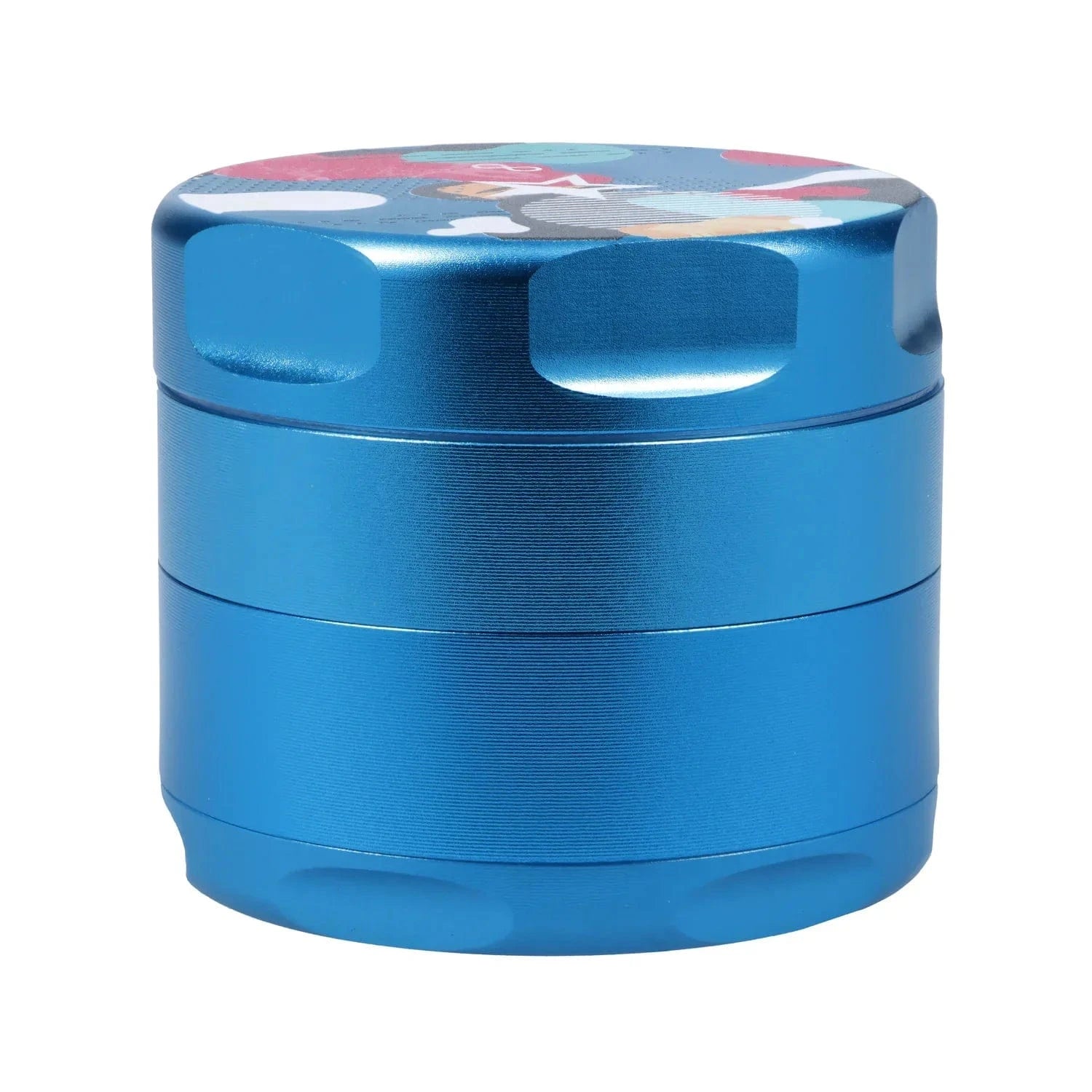 Famous Design Grinder Famous Design-Aquarius Aluminum 3 Stage Grinder-Aqua