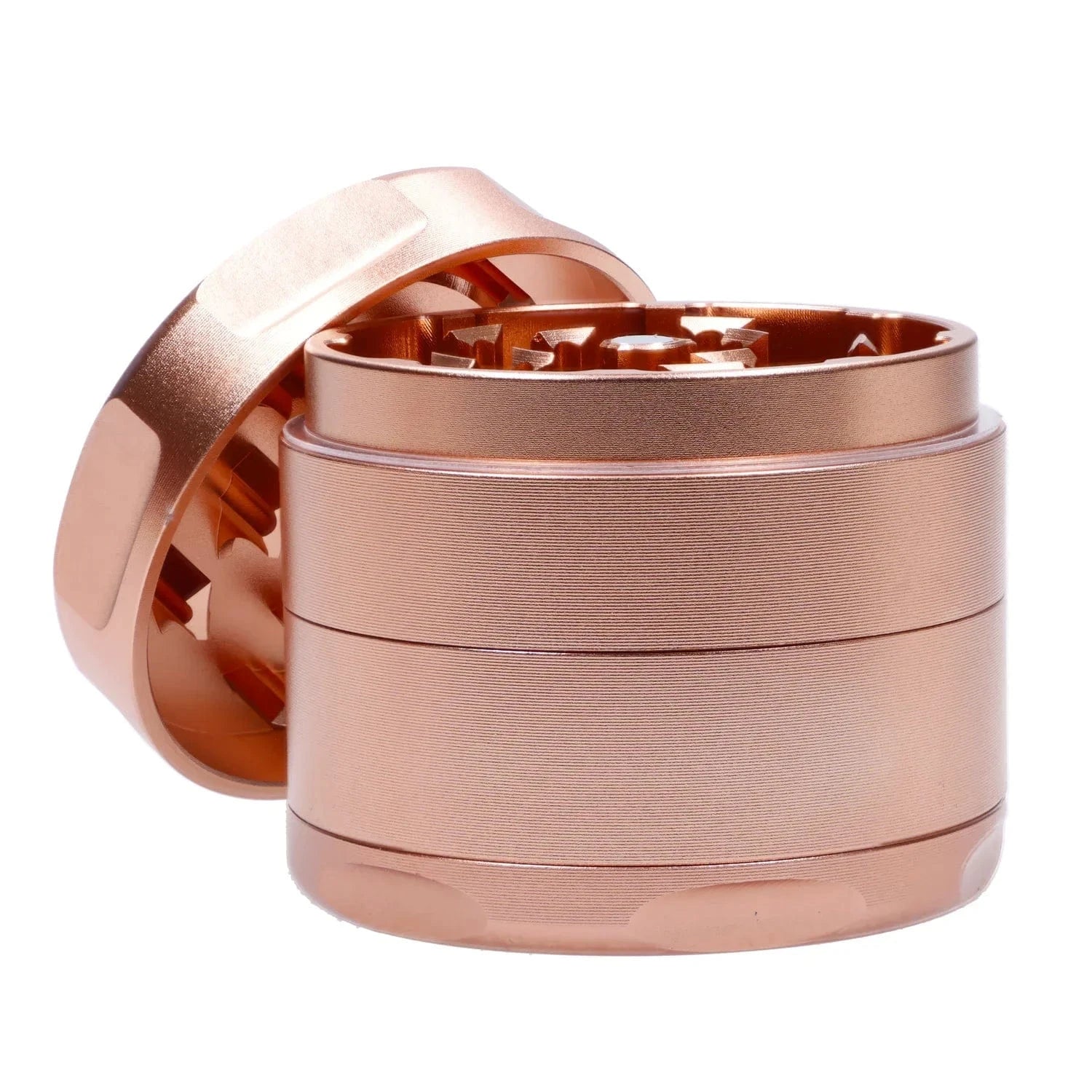 Famous Design Grinder Famous Design-Papaya Aluminum 3 Stage Grinder-Rose Gold