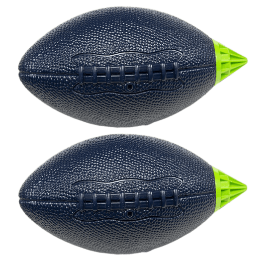 The PowerHitter Co. Hand Pipe Football Blue & Green Authentic 2pk