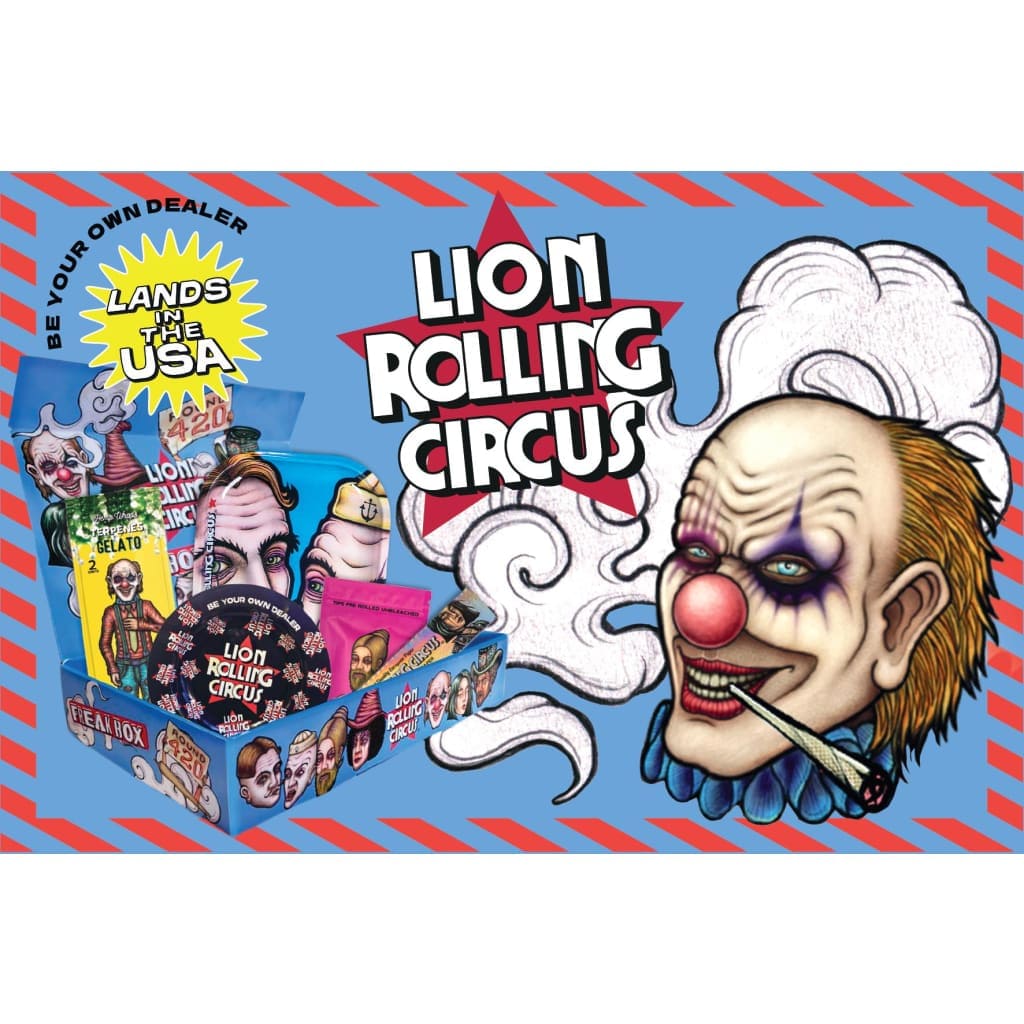 Lion Rolling Circus Smoking Kit Freak Pack Bundle By Lion Rolling Circus