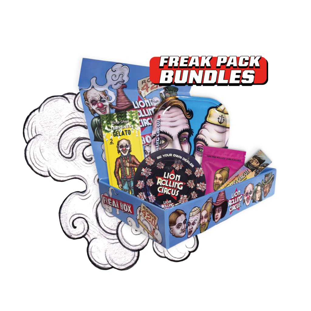 Lion Rolling Circus Smoking Kit Freak Pack Bundle By Lion Rolling Circus