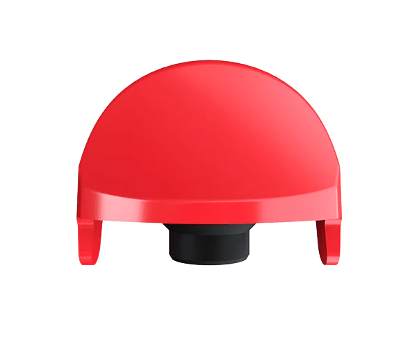 A close-up, angled view of the G Pen Dash Mouthpiece, featuring a black tip and simple, rounded design.