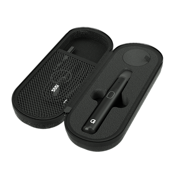 Top-down view of the open case displaying the Cookies x G Pen Micro Plus Concentrate Vaporizer inside its protective container.
