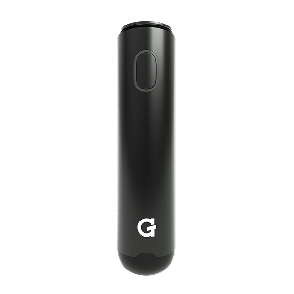 Front view of the Cookies x G Pen Micro Plus Concentrate Vaporizer, a sleek, black pen-style device against a white background.