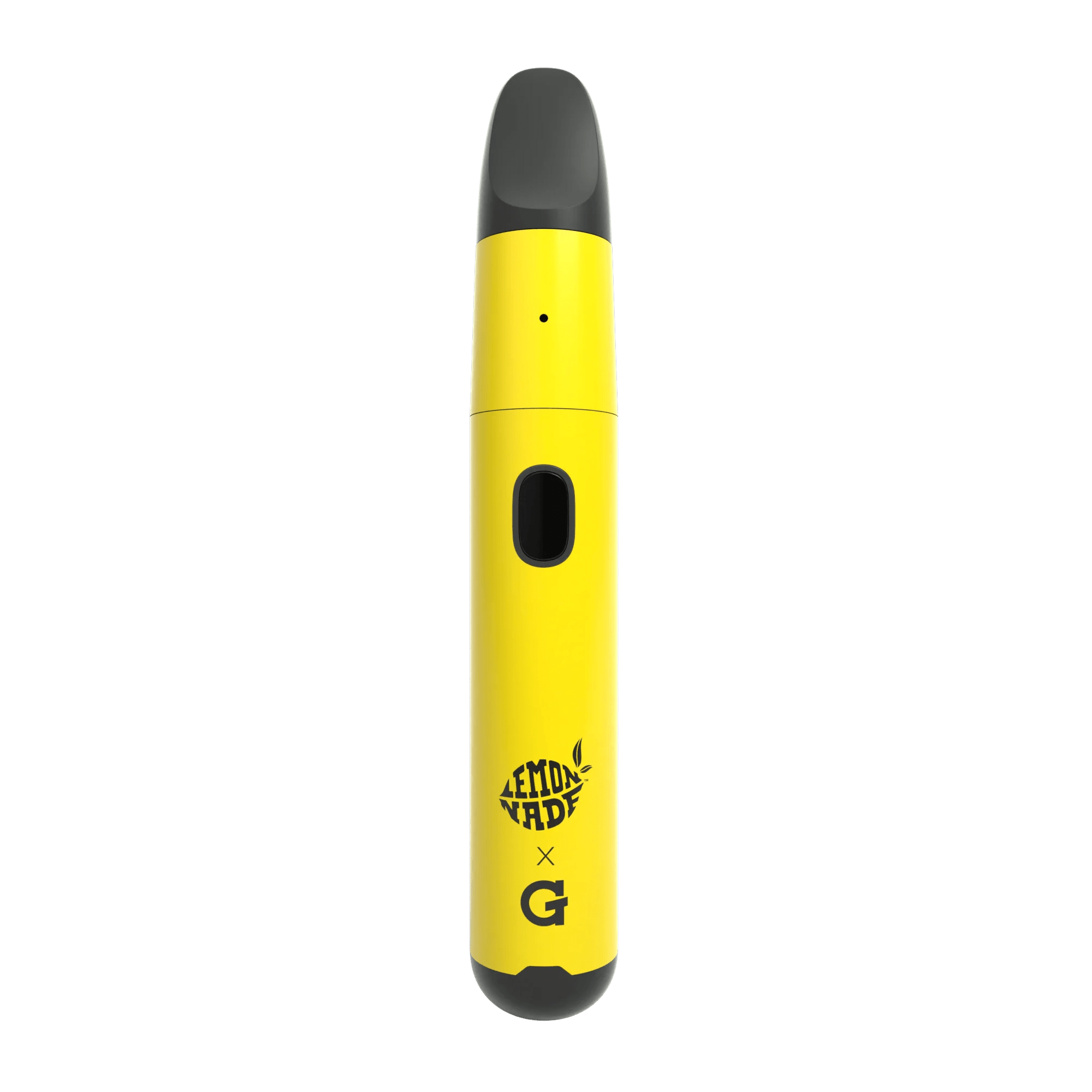 Front view of the Cookies x G Pen Micro Plus Concentrate Vaporizer, a sleek, black pen-style device on a white background.