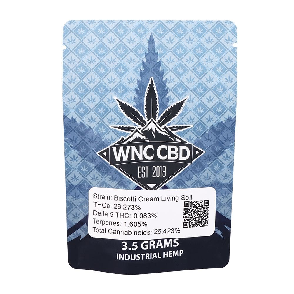 WNC CBD DELTA9 THC Biscotti WNC CBD High THCA Indoor Living Soil Flower | 3.5g