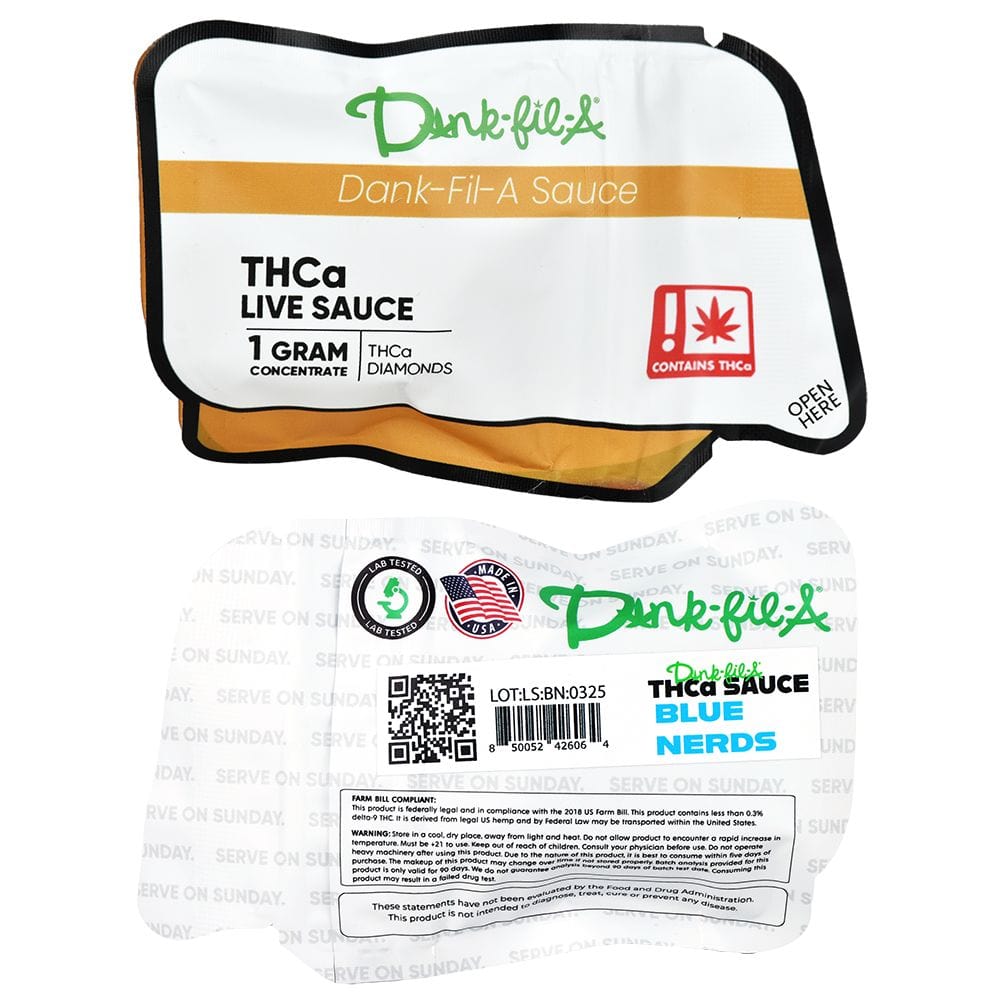 Dank-fil-A DELTA9 THC Blue Nerdz Dank-fil-A THCA Live Sauce THCA Diamonds | 1g