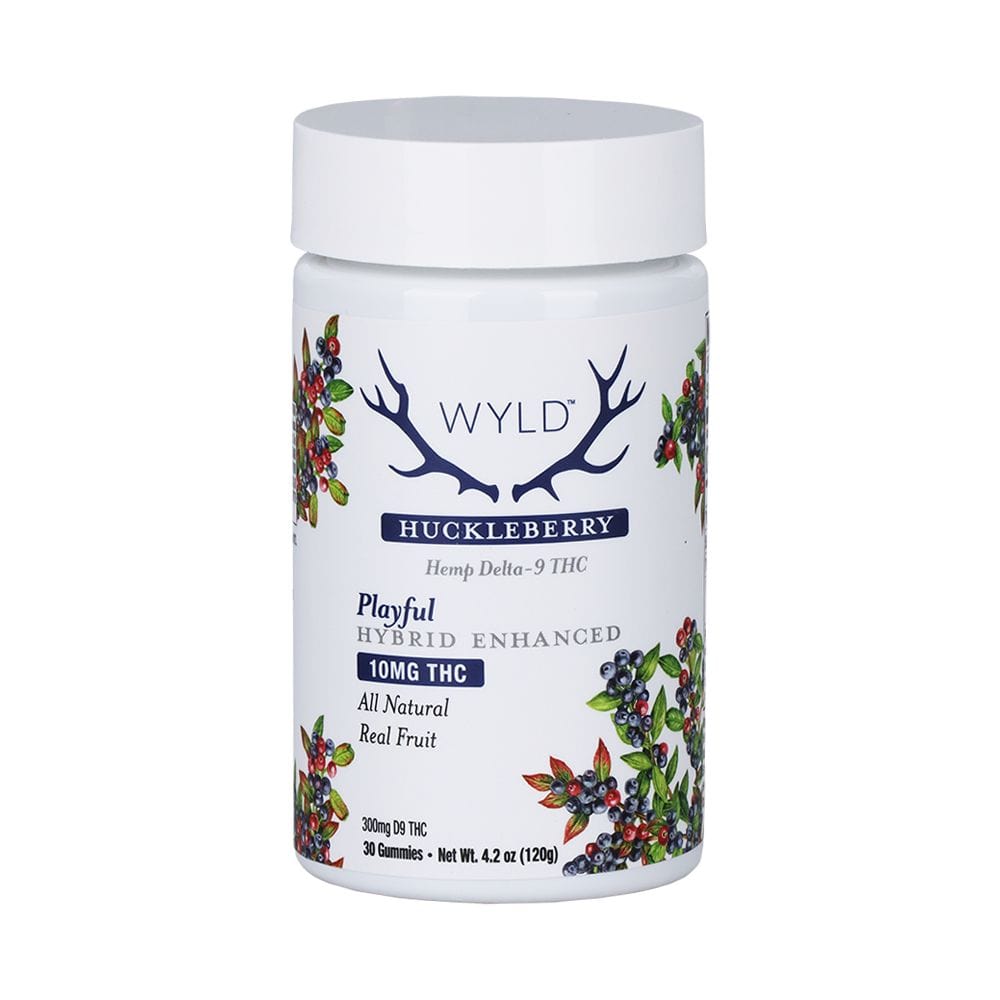 WYLD DELTA9 THC Huckleberry / Hybrid / 30pc WYLD D9 Gummies