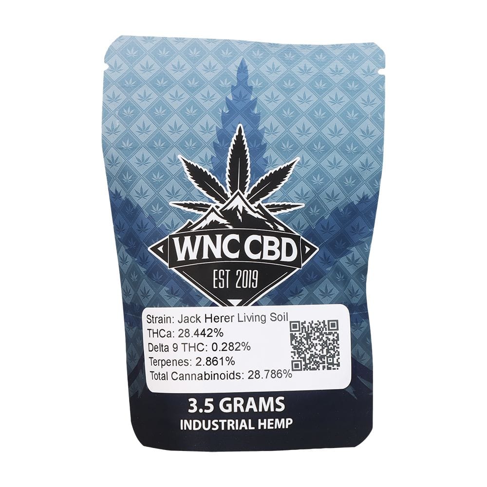 WNC CBD DELTA9 THC Jack Herer WNC CBD High THCA Indoor Living Soil Flower | 3.5g