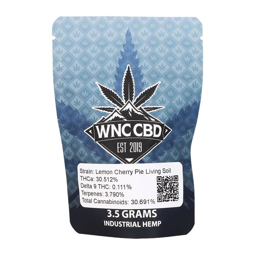 WNC CBD DELTA9 THC Lemon Cherry Pie WNC CBD High THCA Indoor Living Soil Flower | 3.5g
