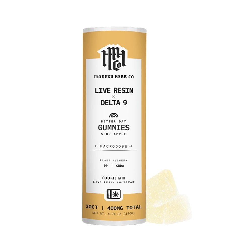 Modern Herb Co. DELTA9 THC Modern Herb Co Live Resin Delta 9 Macrodose Gummies | 400mg | 20pc | 6pk Display