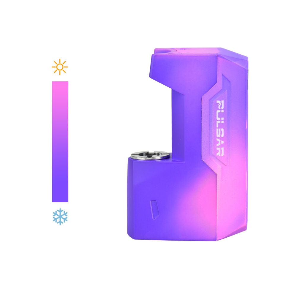 Pulsar Vaporizers Oil Vapes H2O Thermo Purple Pink Pulsar GiGi H2O 510 Battery w/ Water Pipe Adapter