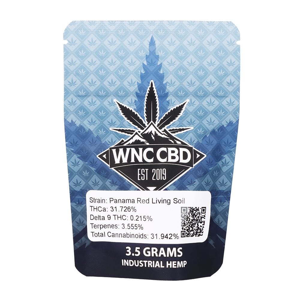 WNC CBD DELTA9 THC Panama Red WNC CBD High THCA Indoor Living Soil Flower | 3.5g