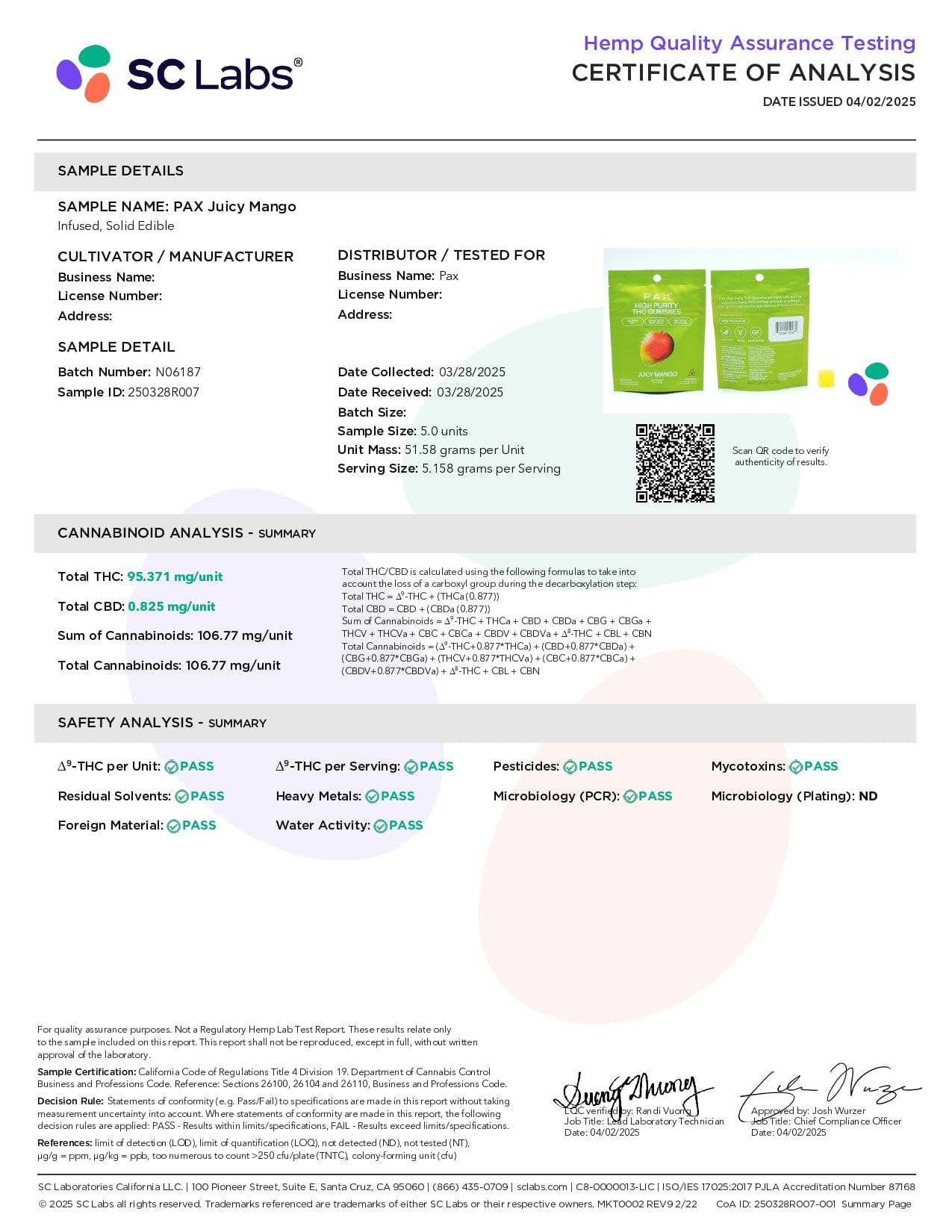 Gift Guru PAX High Purity D9 THC Gummies | 100mg | 10pc Pack