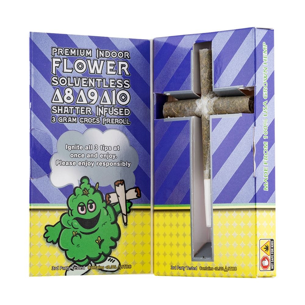 Dazed DELTA9 THC Pineapple Express | THCA Diamonds Dazed THC Blend Infused Cross Pre-Roll | 3g