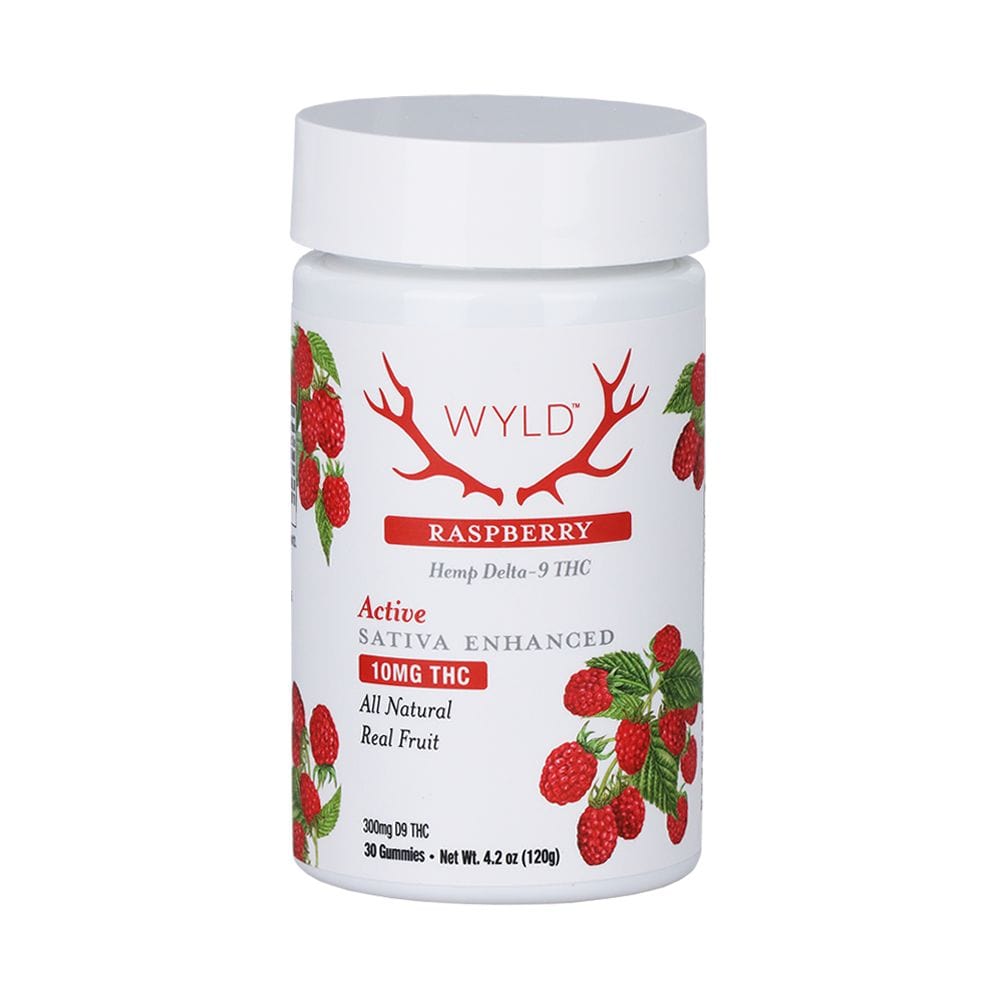 WYLD DELTA9 THC Raspberry / Sativa / 30pc WYLD D9 Gummies