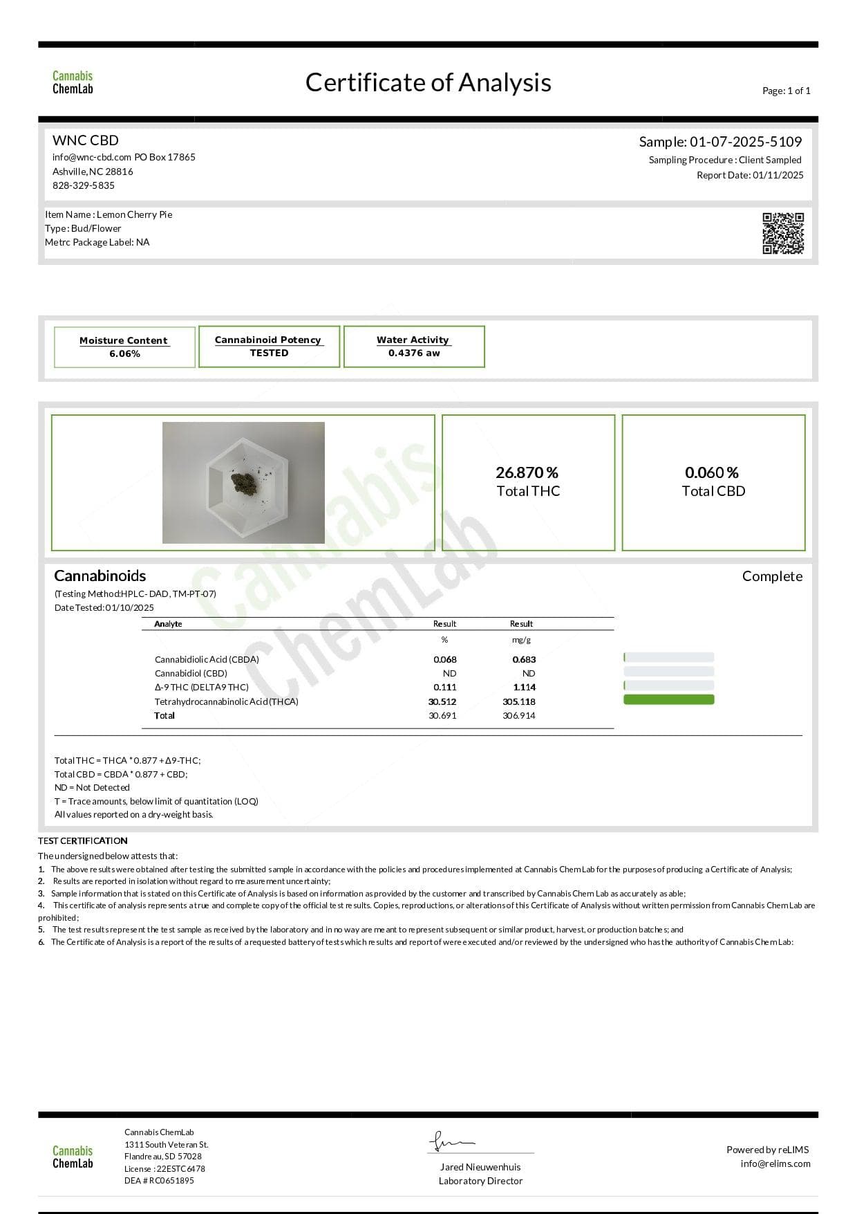 Gift Guru WNC CBD High THCA Indoor Living Soil Flower | 3.5g