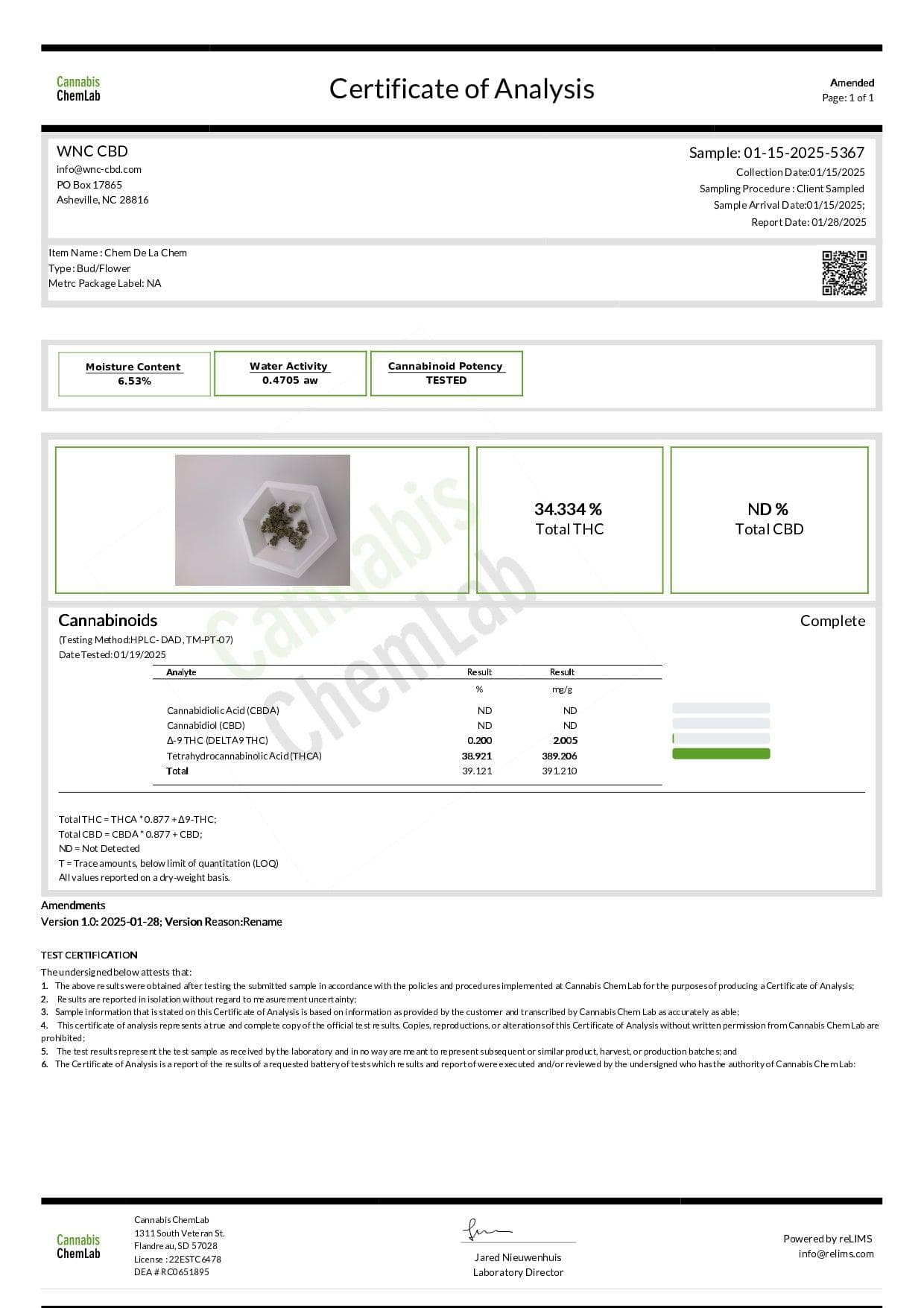 Gift Guru WNC CBD High THCA Indoor Living Soil Flower | 3.5g