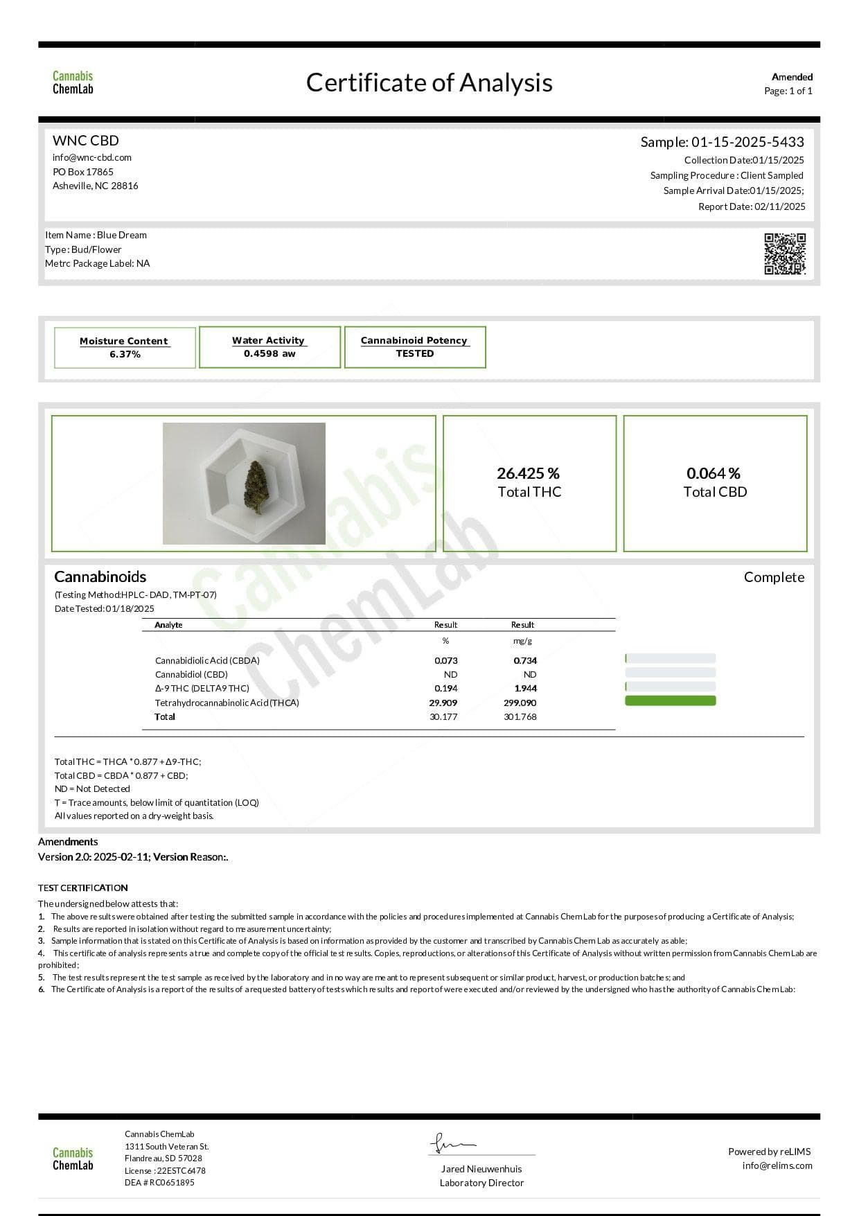 Gift Guru WNC CBD High THCA Indoor Living Soil Flower | 3.5g