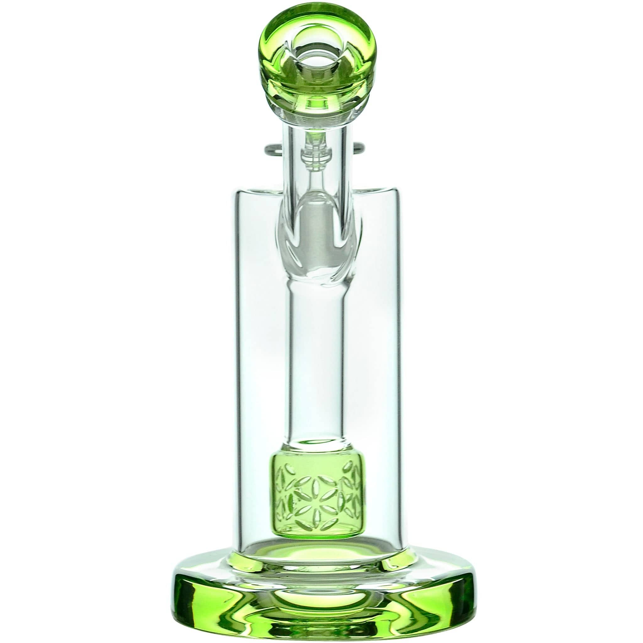 Glassic Bubblers Glassic Seed of Life Percolator Glass Upright Bubbler