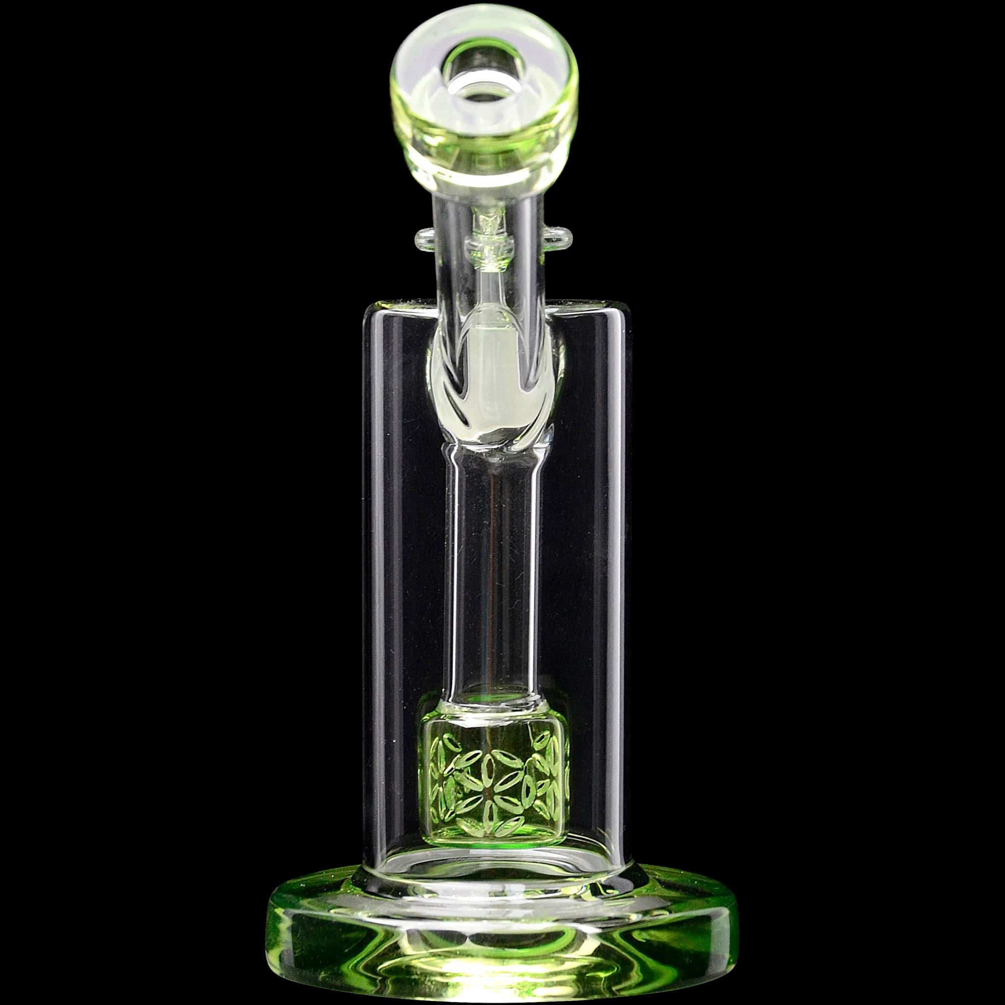 Glassic Bubblers Glassic Seed of Life Percolator Glass Upright Bubbler