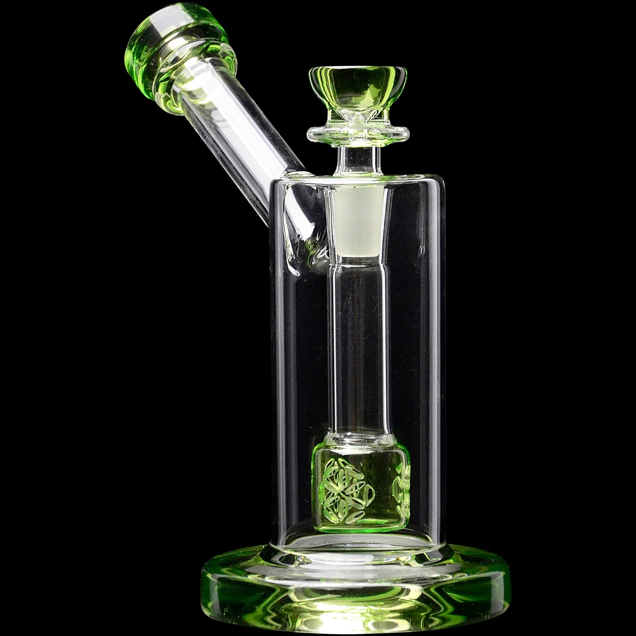 Glassic Bubblers Glassic Seed of Life Percolator Glass Upright Bubbler