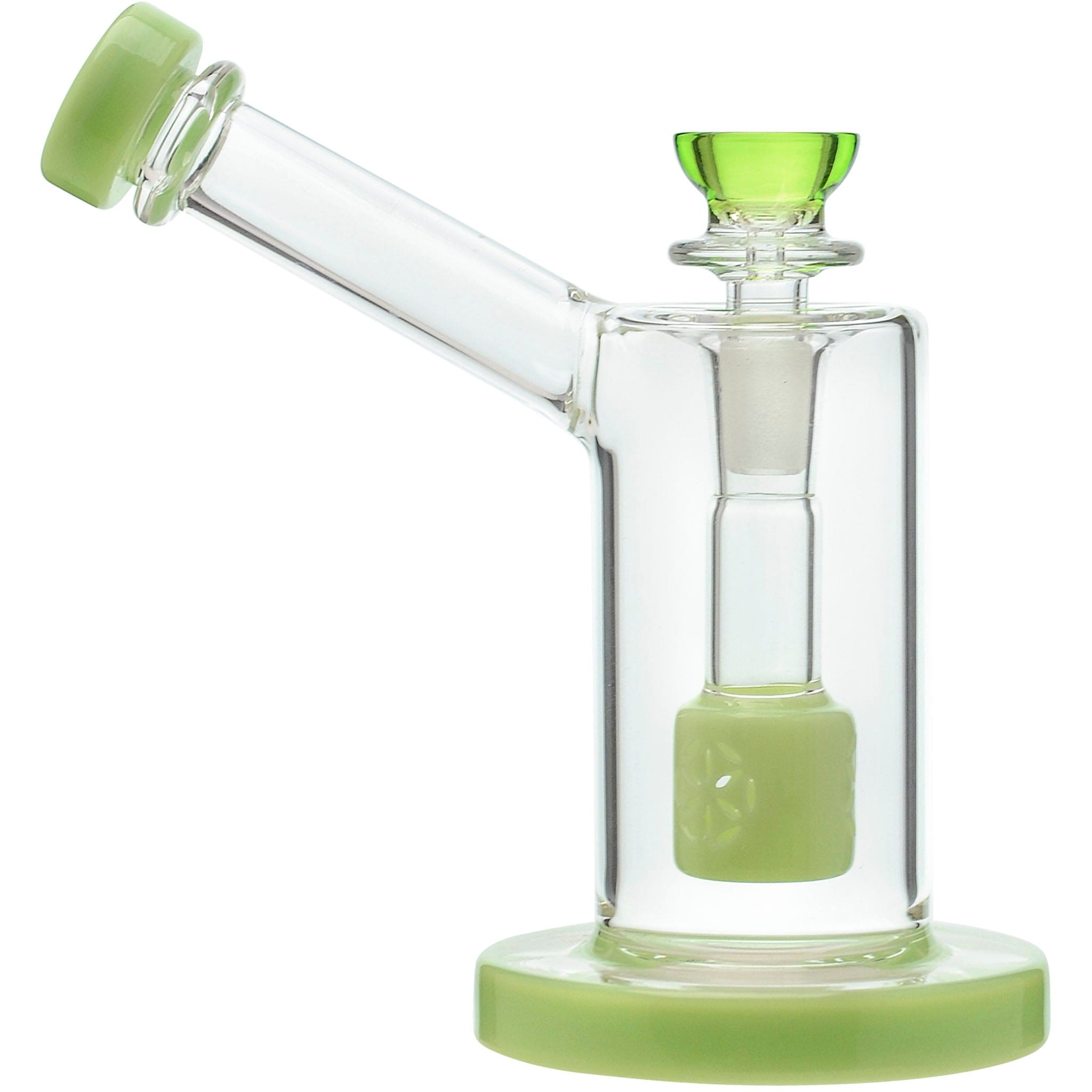 Glassic Bubblers Glassic Seed of Life Percolator Glass Upright Bubbler