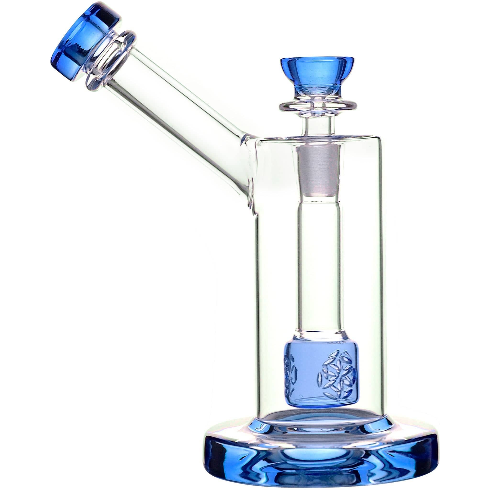 Glassic Bubblers Glassic Seed of Life Percolator Glass Upright Bubbler