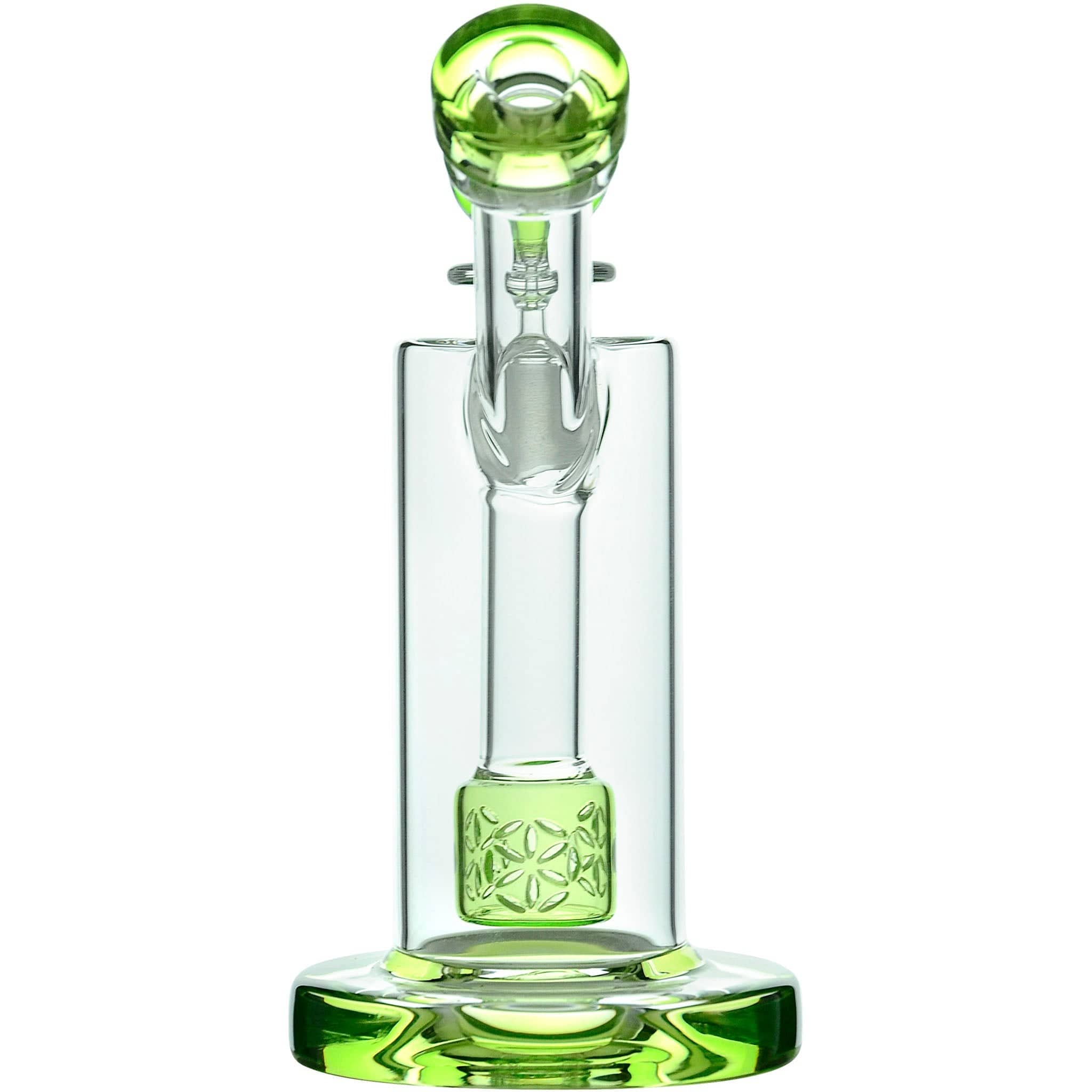 Glassic Bubblers Glassic Seed of Life Percolator Glass Upright Bubbler