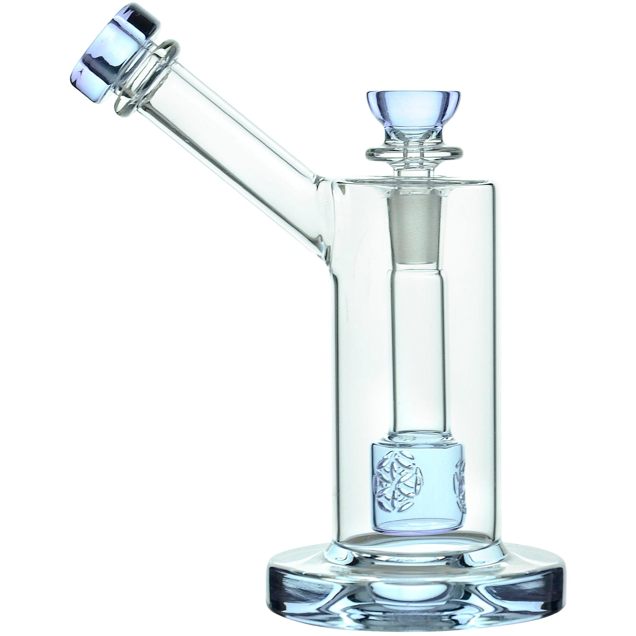 Glassic Bubblers Glassic Seed of Life Percolator Glass Upright Bubbler