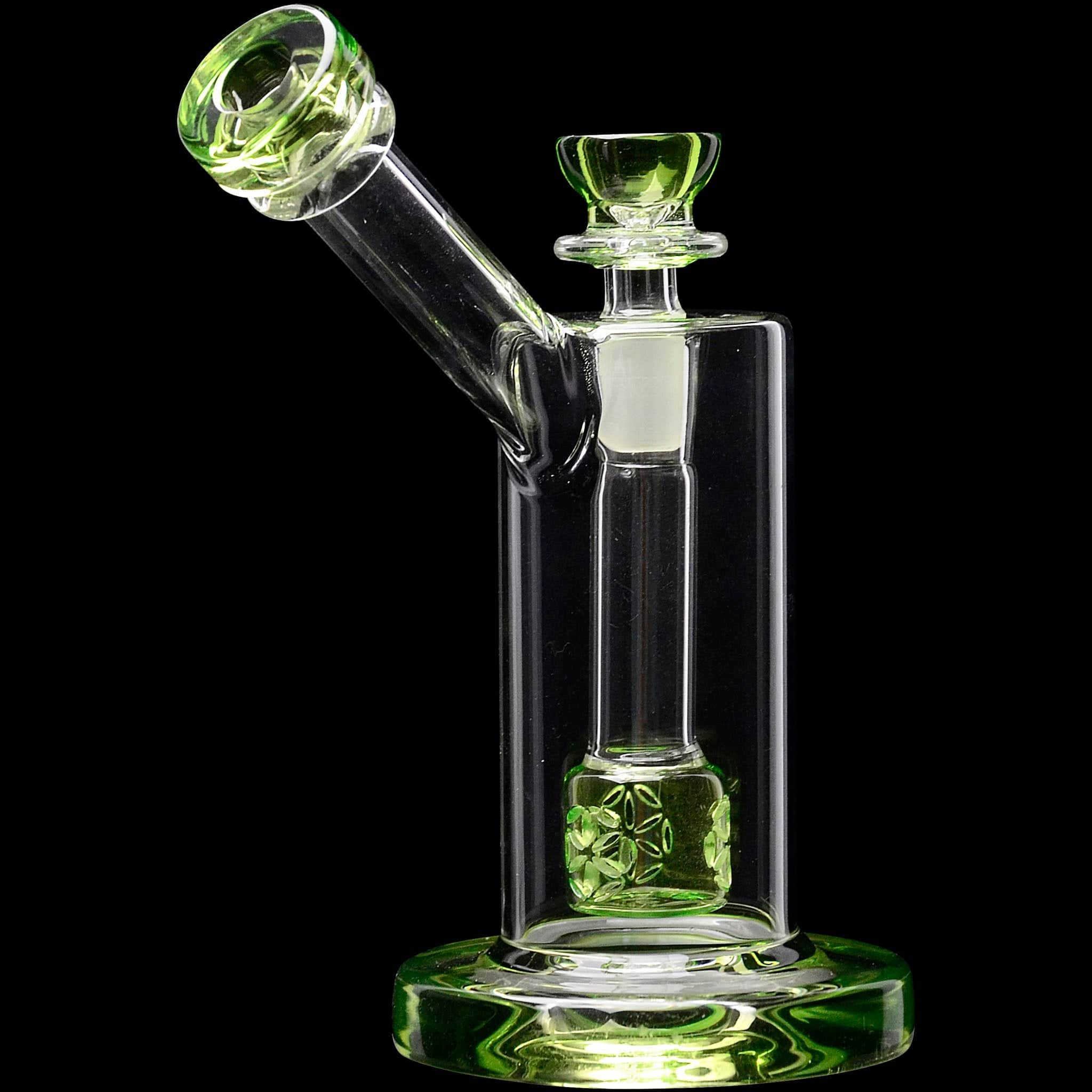 Glassic Bubblers Glassic Seed of Life Percolator Glass Upright Bubbler