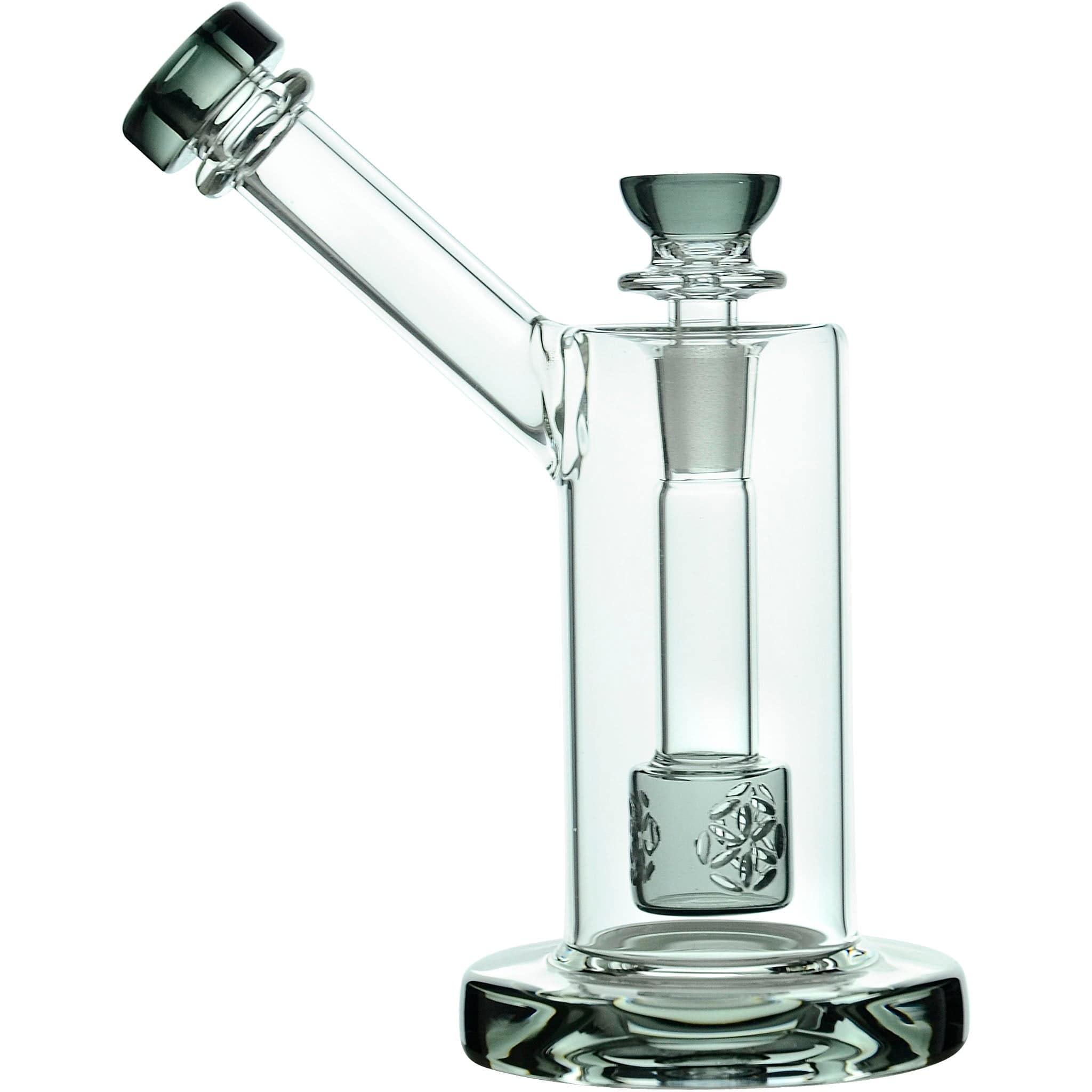 Glassic Bubblers Glassic Seed of Life Percolator Glass Upright Bubbler
