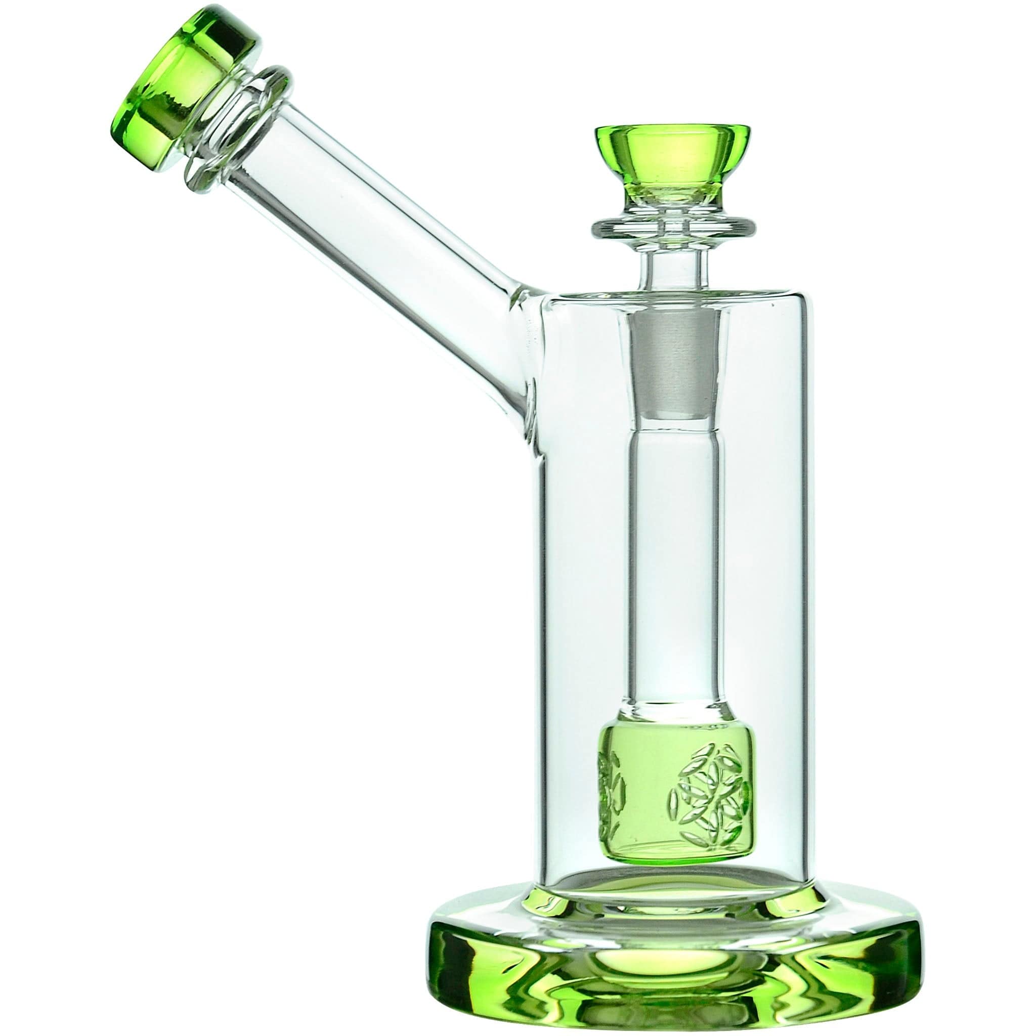 Glassic Bubblers Glassic Seed of Life Percolator Glass Upright Bubbler