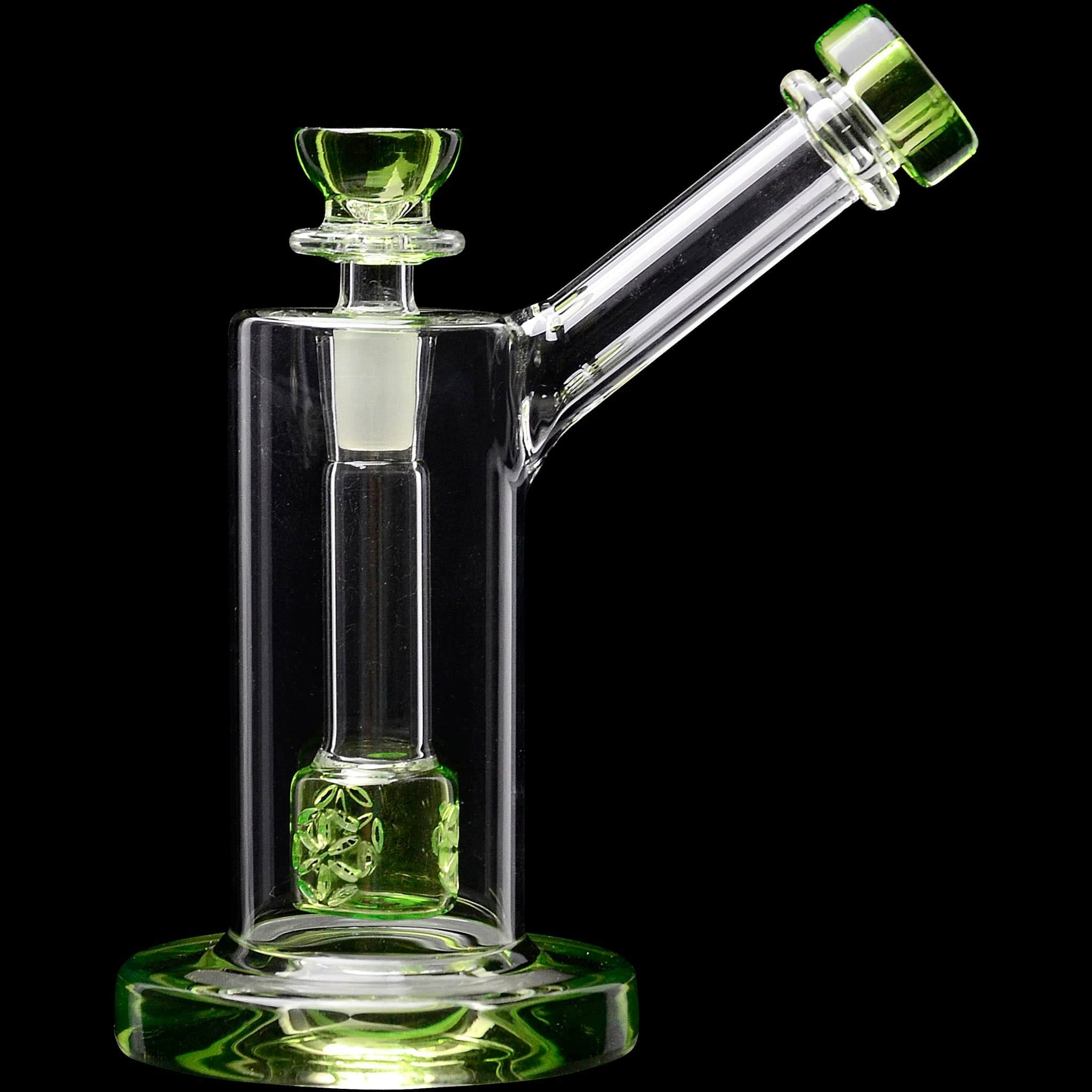 Glassic Bubblers Glassic Seed of Life Percolator Glass Upright Bubbler