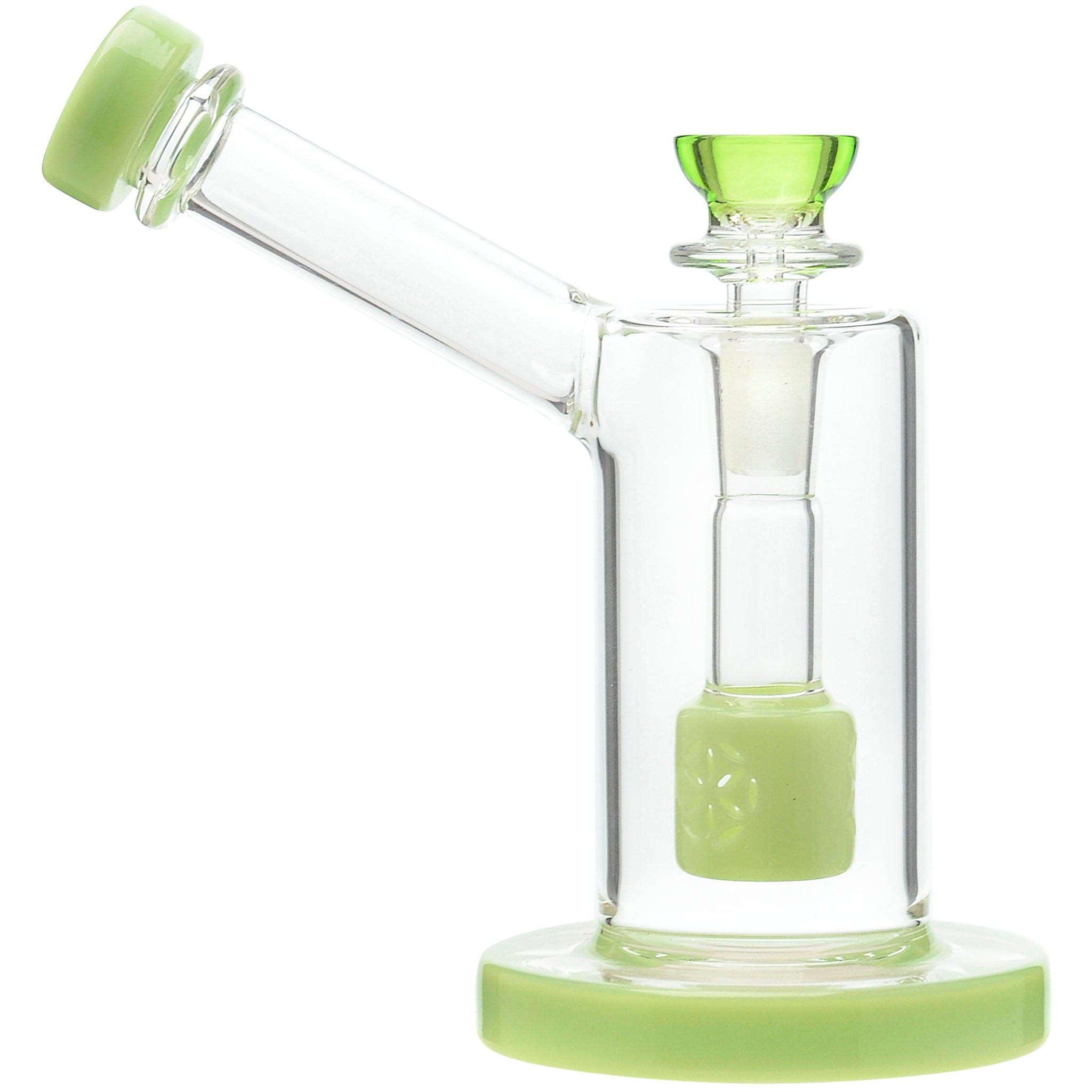 Glassic Bubblers Glassic Seed of Life Percolator Glass Upright Bubbler