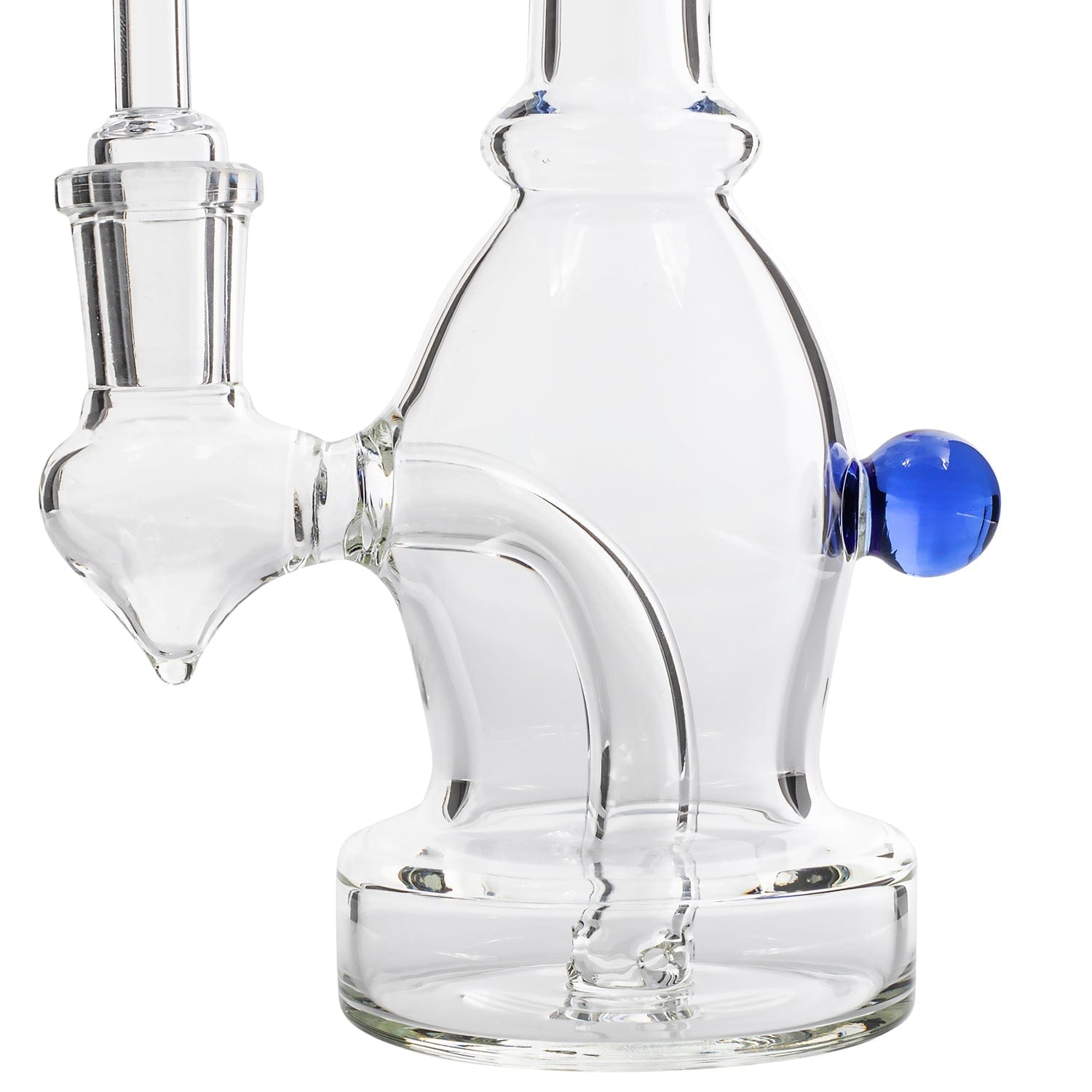 Glassic Dab Rigs Glassic Curved Body Dab Rig with Colored Accents