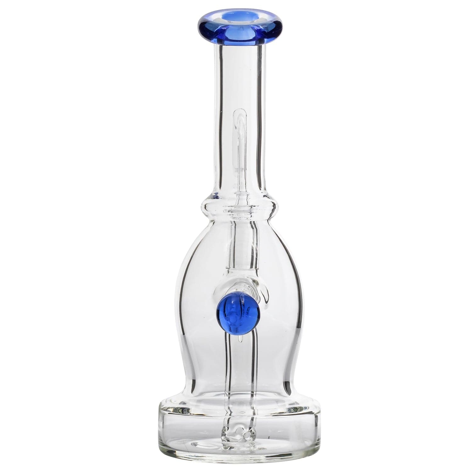 Glassic Dab Rigs Glassic Curved Body Dab Rig with Colored Accents
